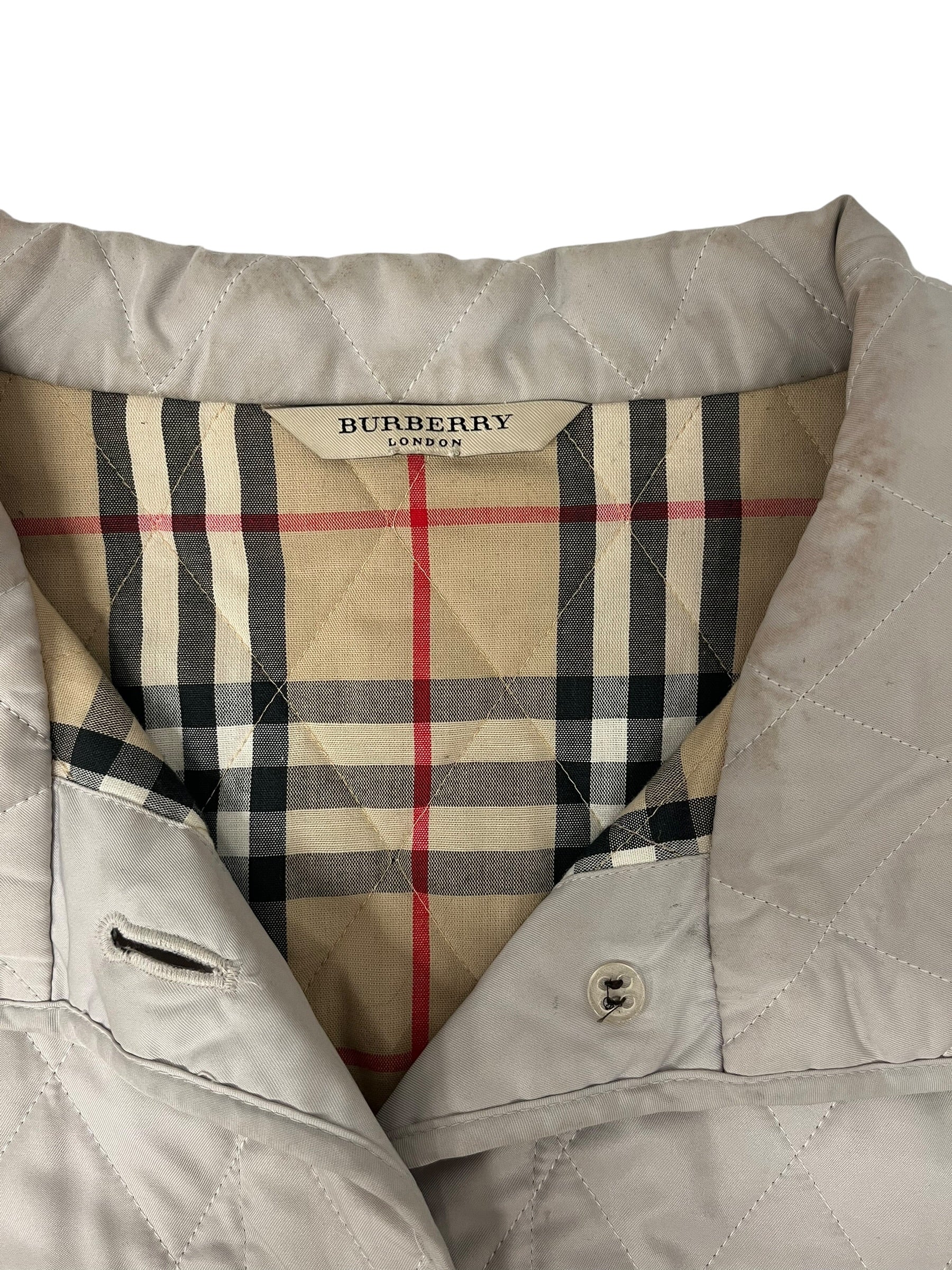 BURBERRY LONDON/Quilted Jkt/M/Polyester/SLV/QUILTED JACKET view 6