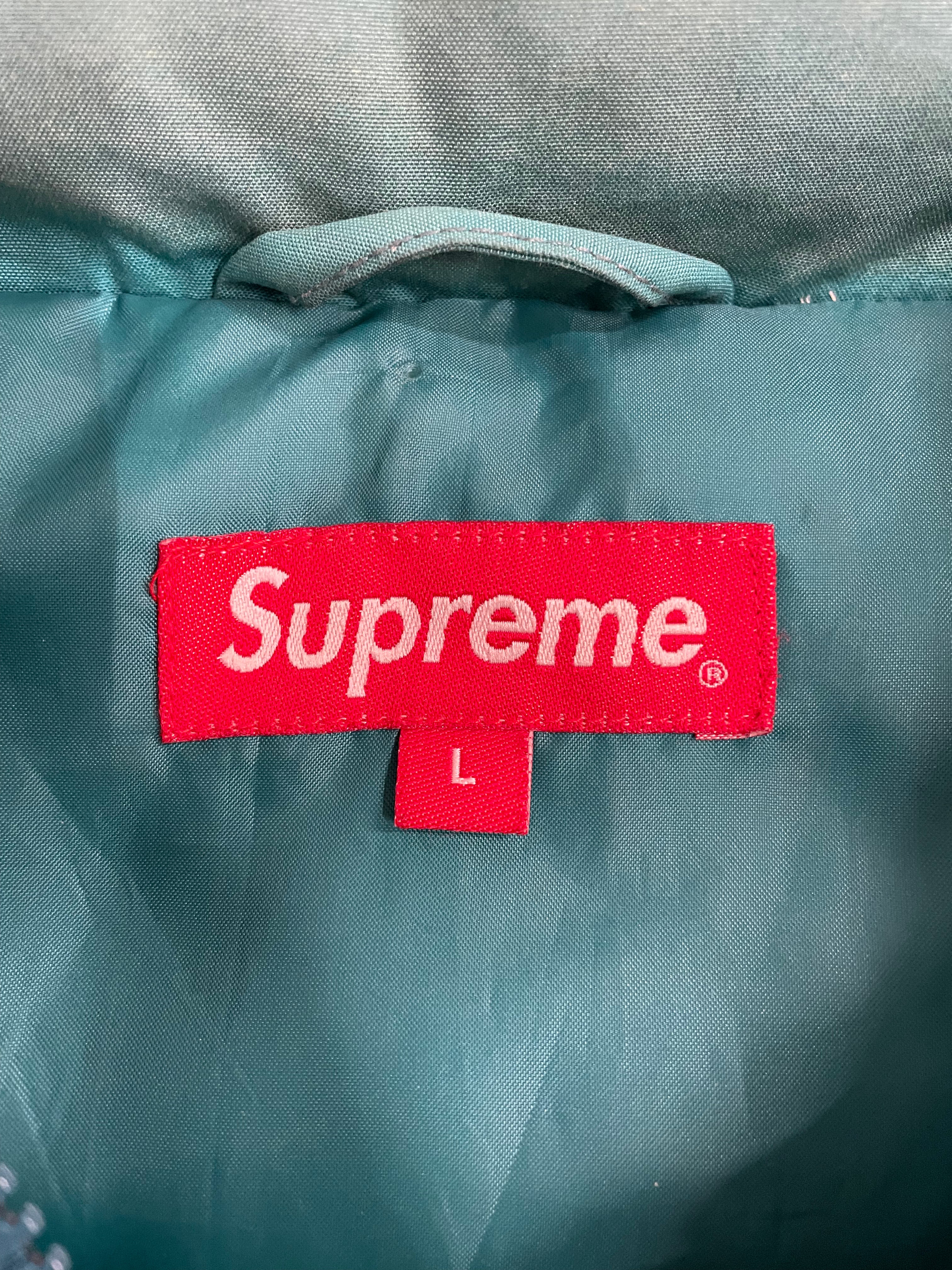 Supreme/Puffer Jkt/L/Nylon/IDG/CANDLE view 3