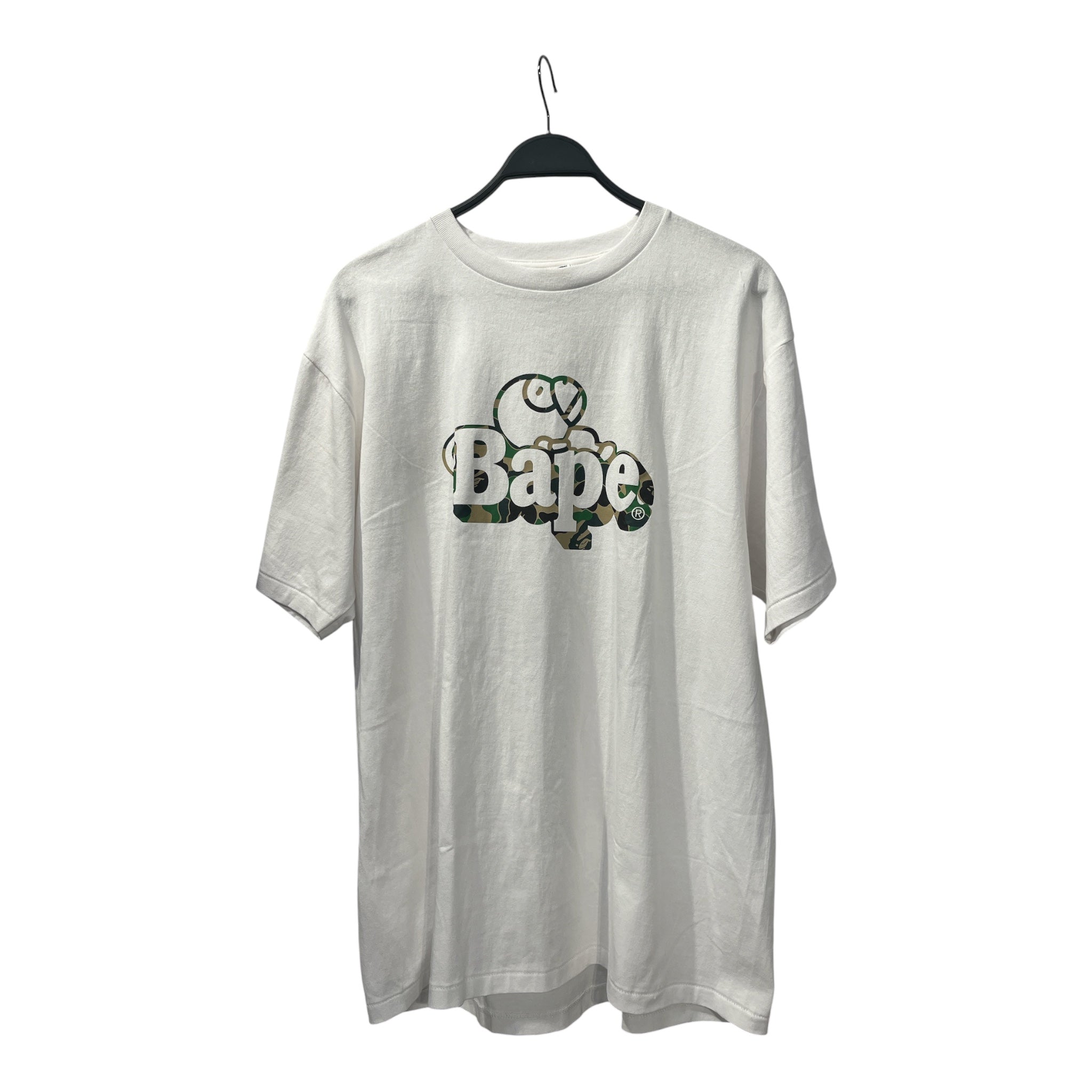 BAPE STA!/T-Shirt/XXL/Cotton/WHT/CAMO BAPE LOGO view 1