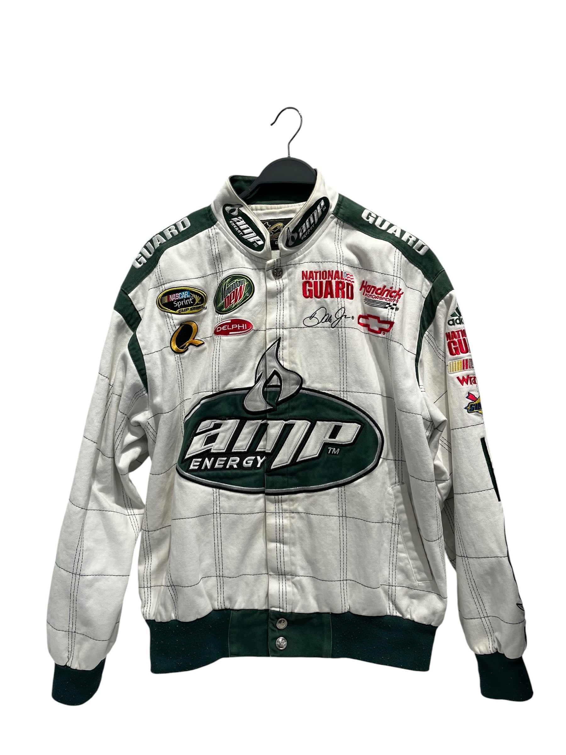 CHASEAUTHENTICS/Jacket/L/Cotton/WHT/Graphic/Amp NASCAR Racing view 2