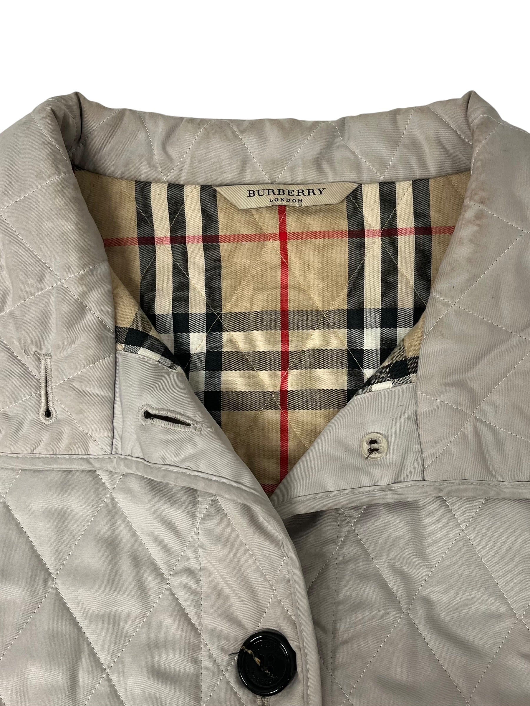 BURBERRY LONDON/Quilted Jkt/M/Polyester/SLV/QUILTED JACKET view 5