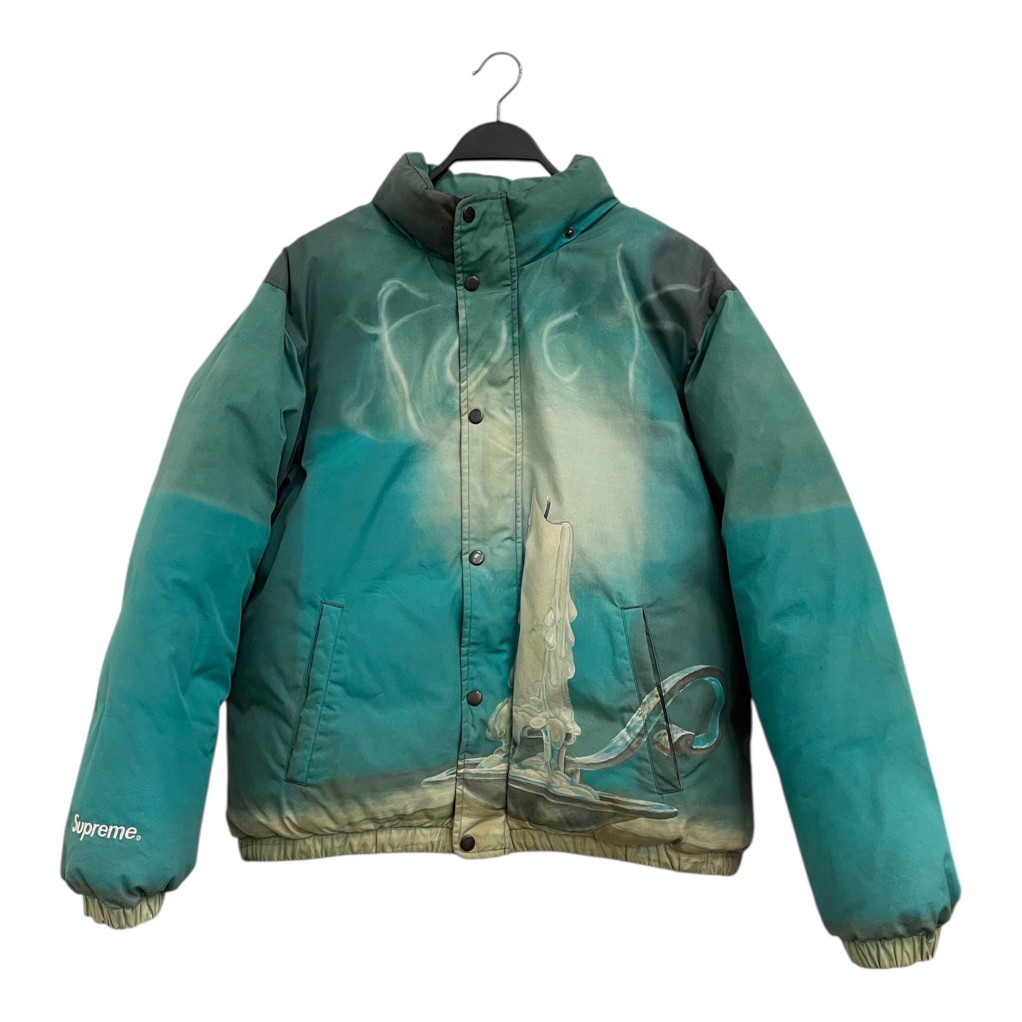 Supreme/Puffer Jkt/L/Nylon/IDG/CANDLE view 1