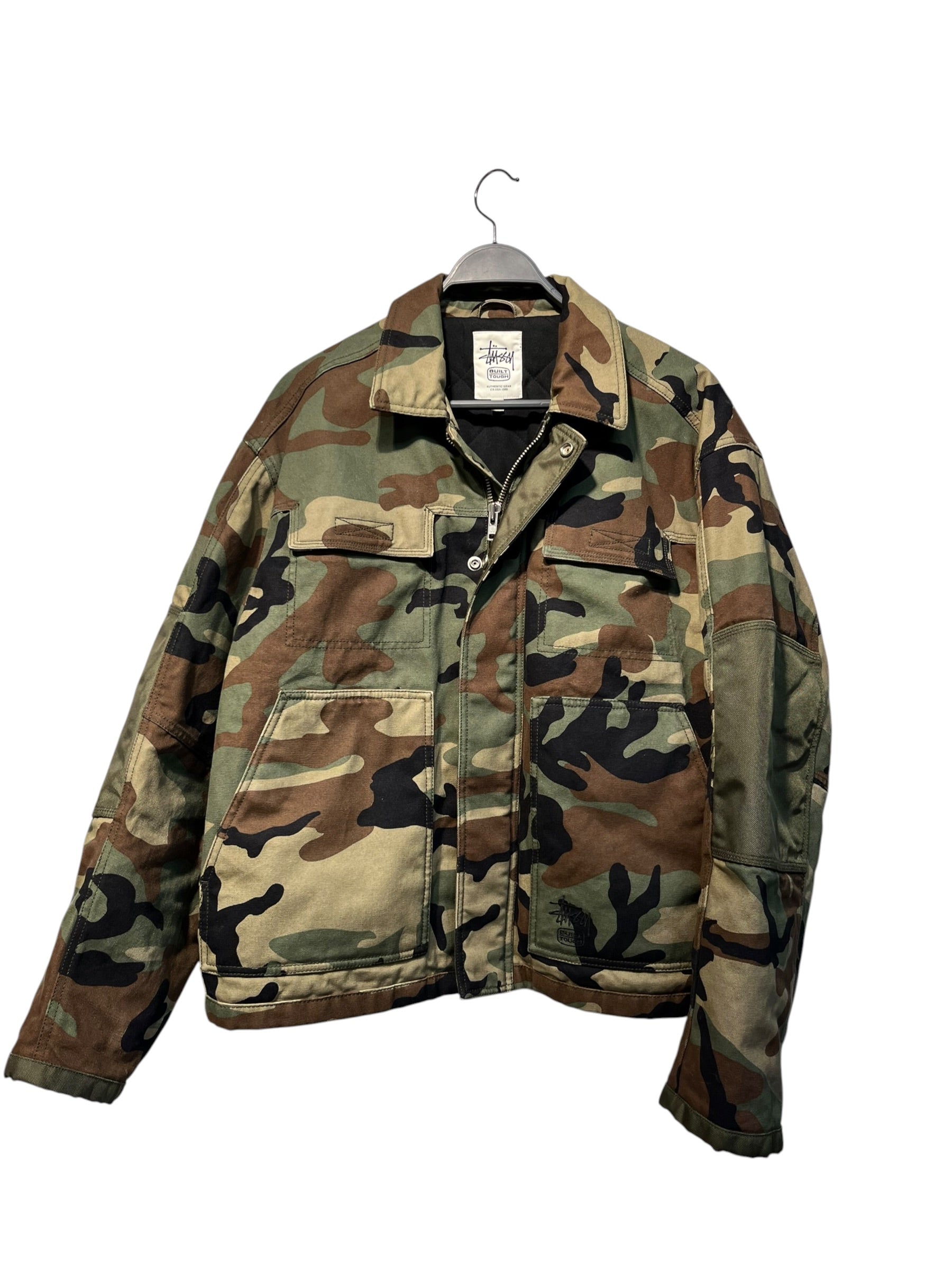 STUSSY/Jacket/L/Cotton/MLT/Camouflage/UTILITY WORK CAMO view 1