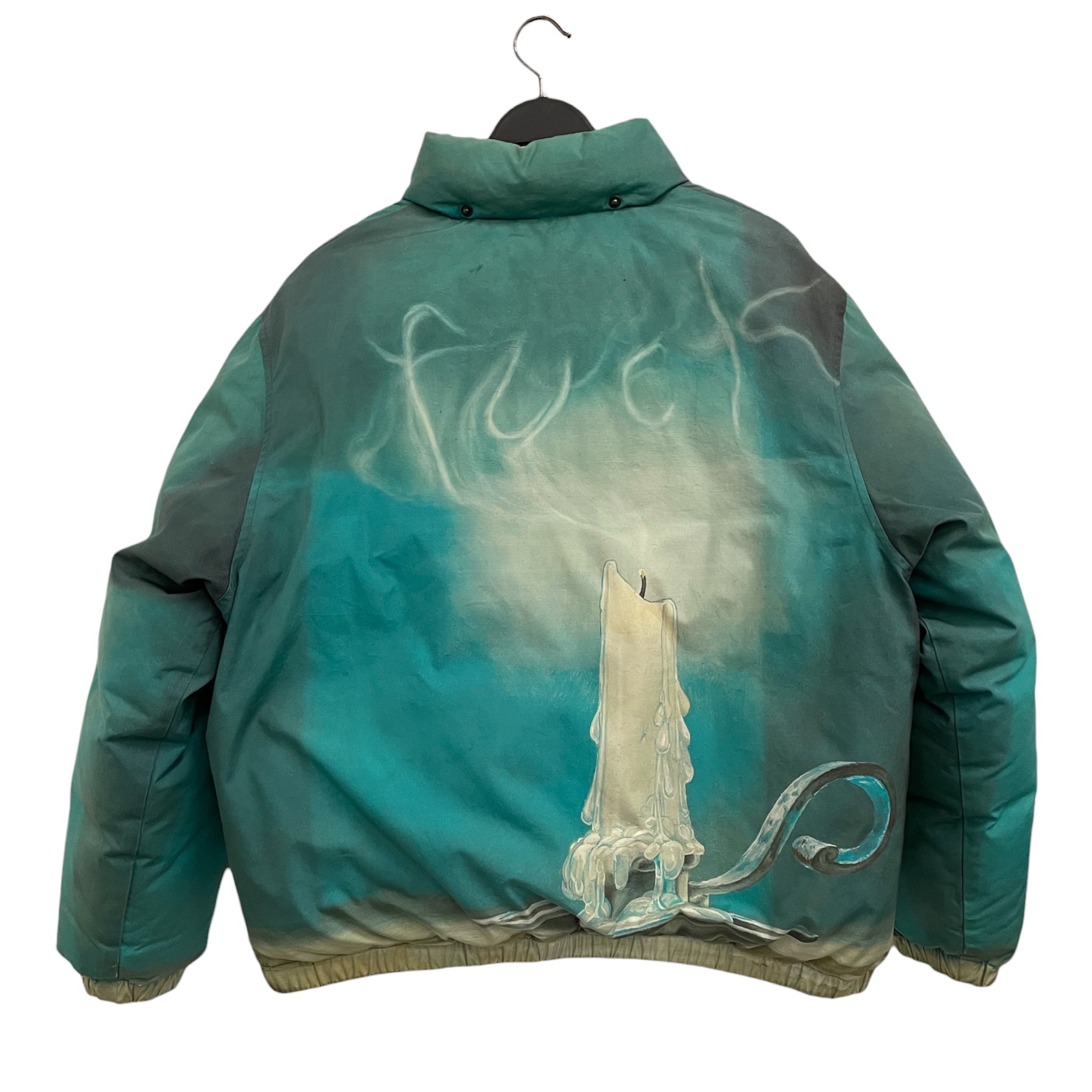 Supreme/Puffer Jkt/L/Nylon/IDG/CANDLE view 2