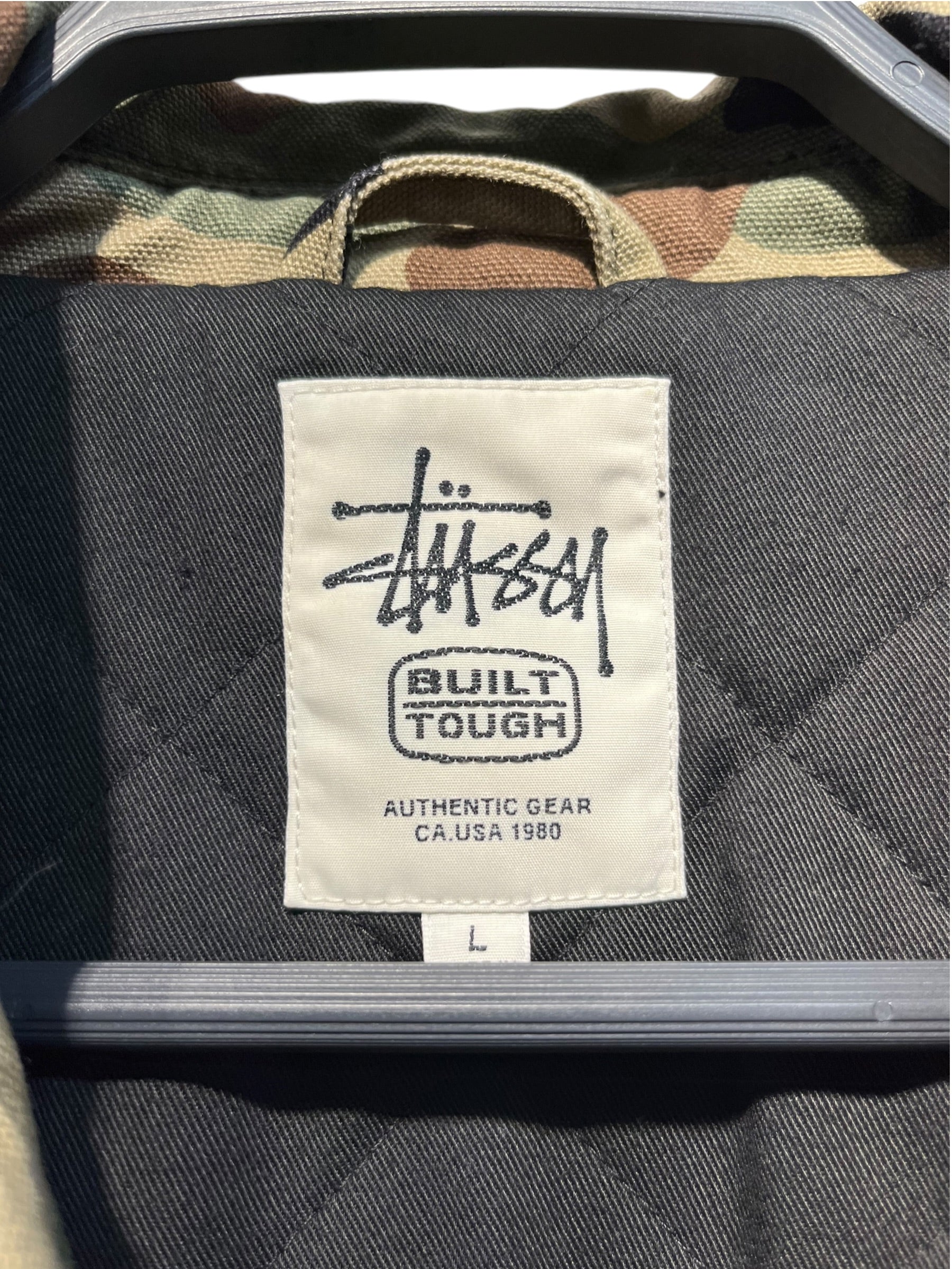 STUSSY/Jacket/L/Cotton/MLT/Camouflage/UTILITY WORK CAMO view 3