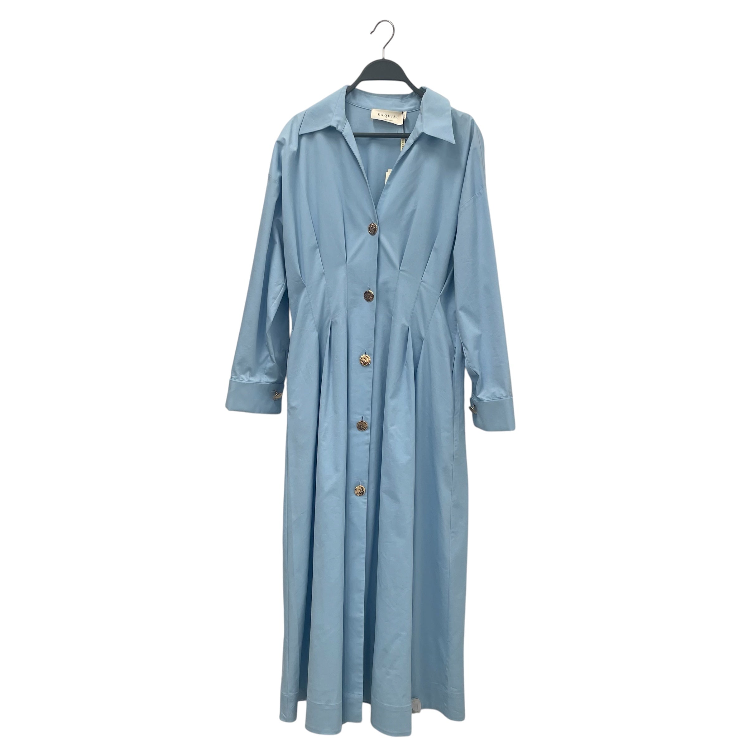 exquise/LS Dress/8/Polyester/BLU/alba style view 1