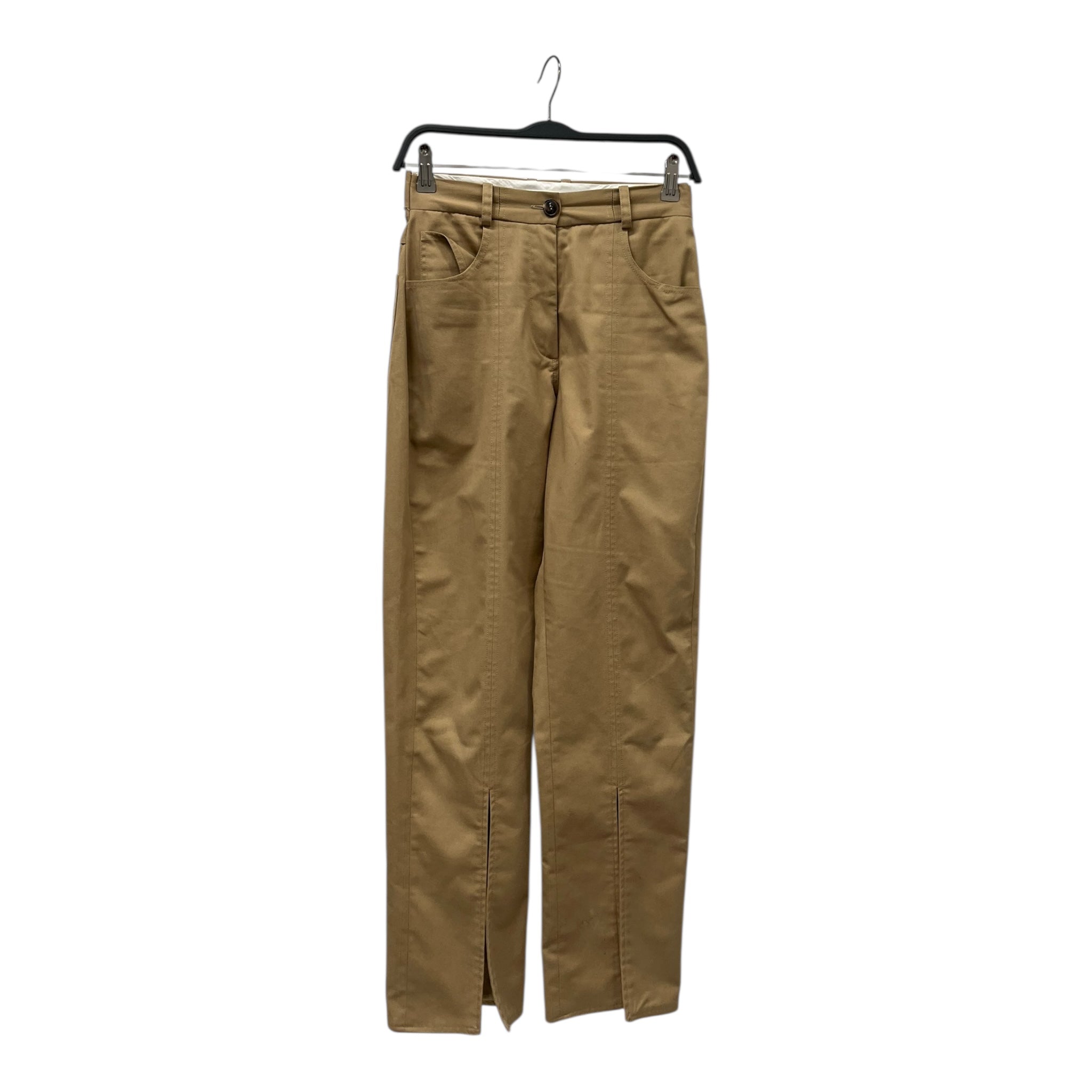 MARTINE ROSE/Straight Pants/Cotton/BEG/high wasted view 1