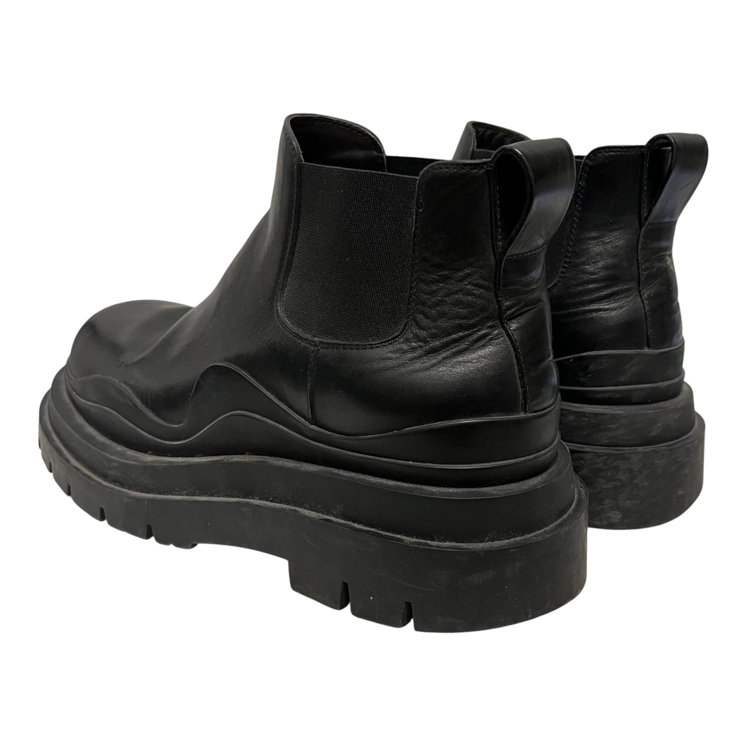 BOTTEGA VENETA/Chelsea Boots/US 7/Leather/BLK/ view 2