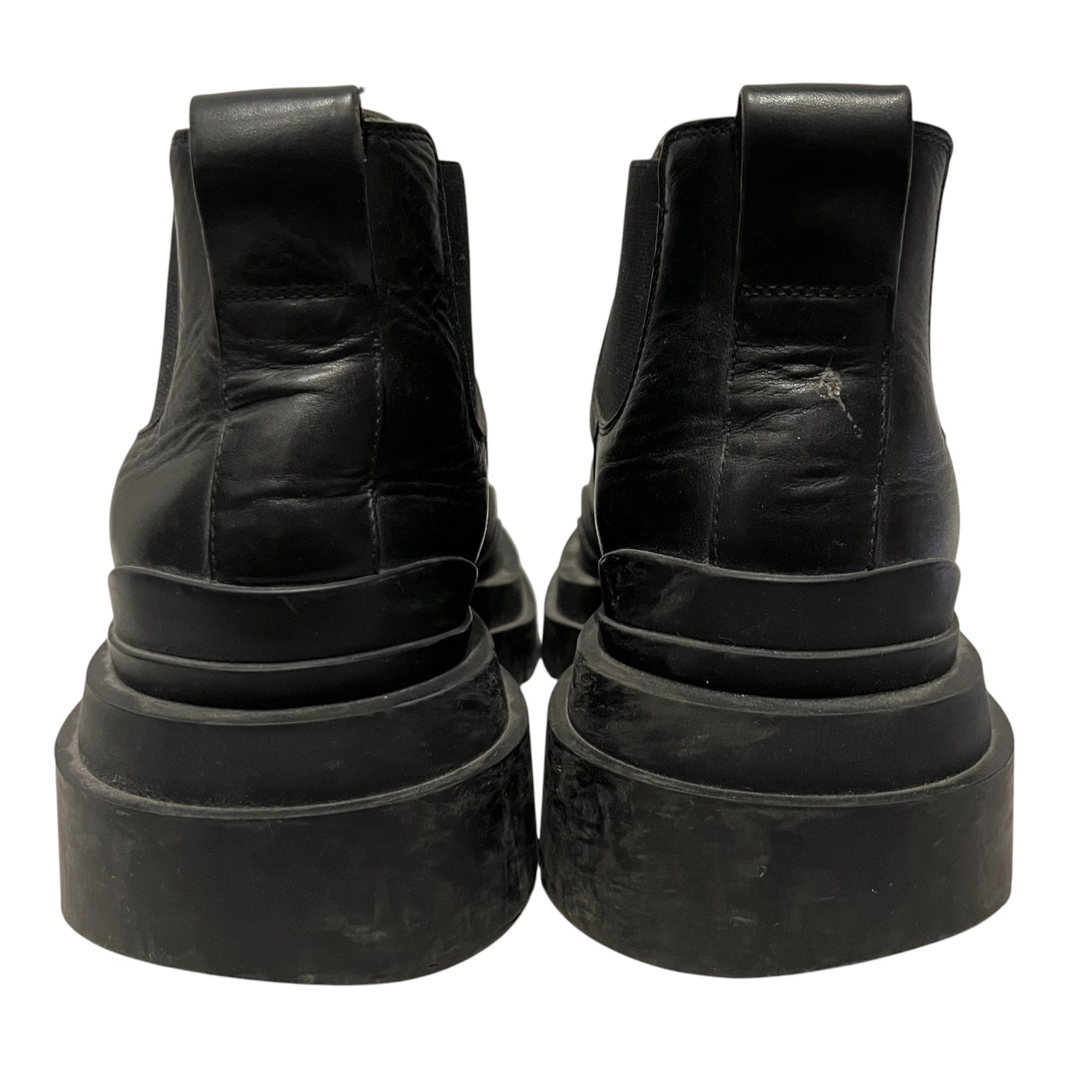 BOTTEGA VENETA/Chelsea Boots/US 7/Leather/BLK/ view 4