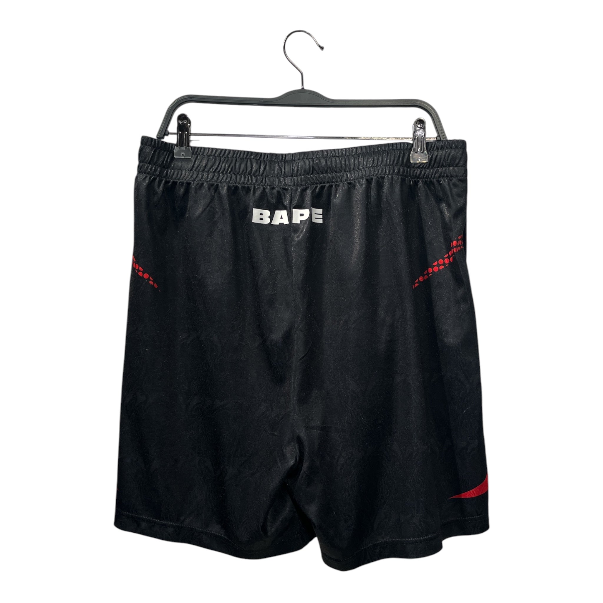 A BATHING APE/Shorts/XL/Polyester/GRY/Graphic/93/ RED DOTS view 2