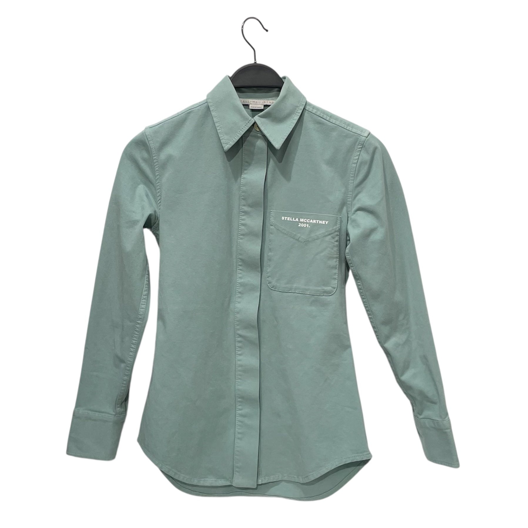 STELLAMcCARTNEY/LS Cut & Sew/36/Cotton/GRN/MINT ASHA LOGO view 1