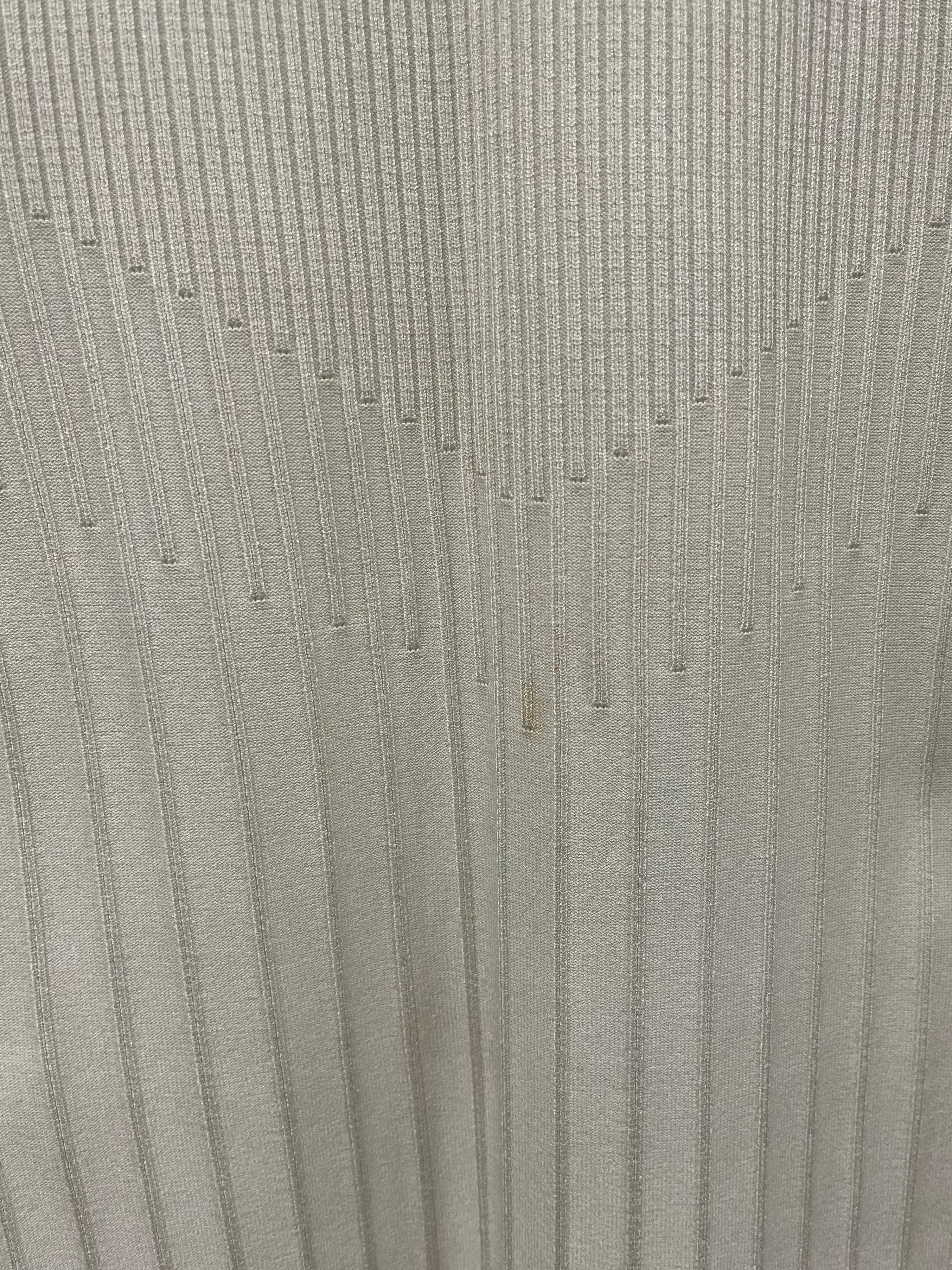 Thierry Mugler/SS Dress/M/Polyester/WHT/Midi Length/KNIT DRESS, V NECK view 6