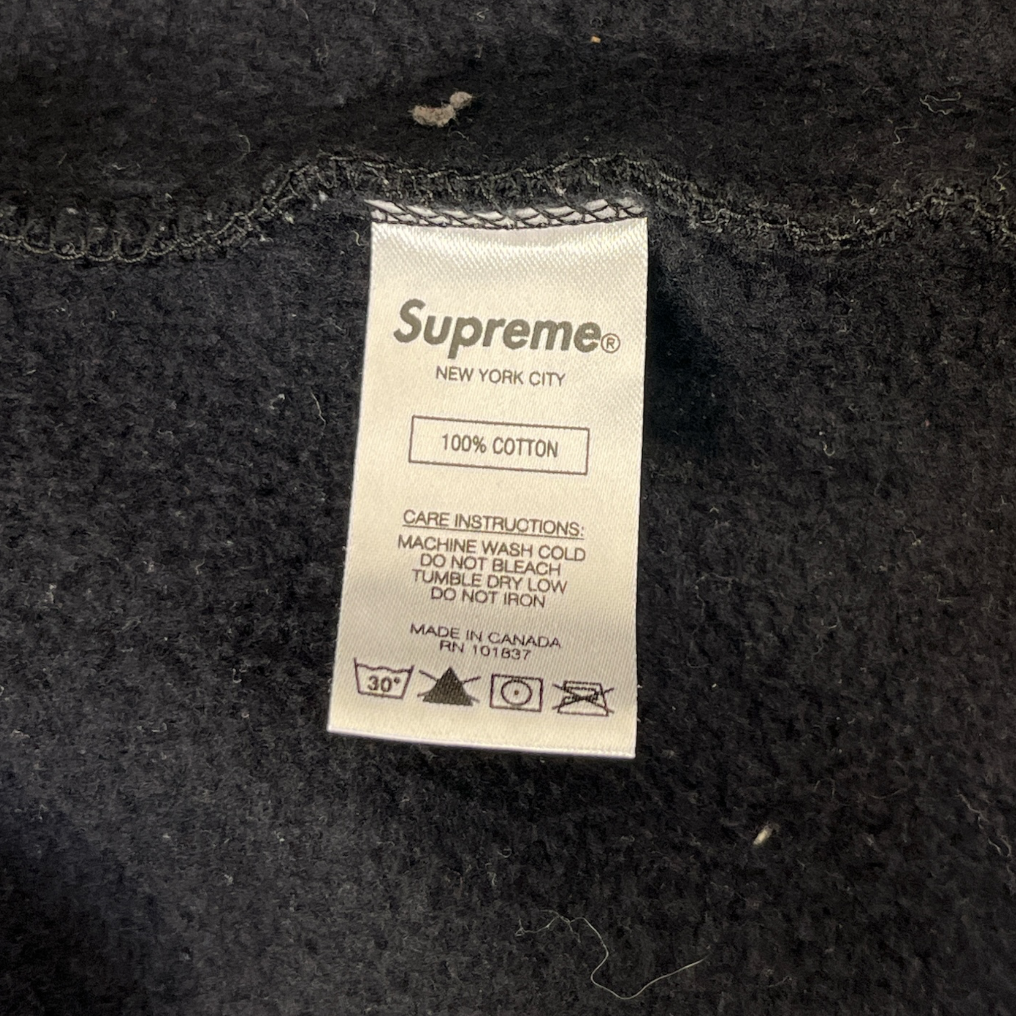 Supreme/Vest/M/Cotton/BLK/SWEAT ZIP UP VEST/BOX LOGO view 3