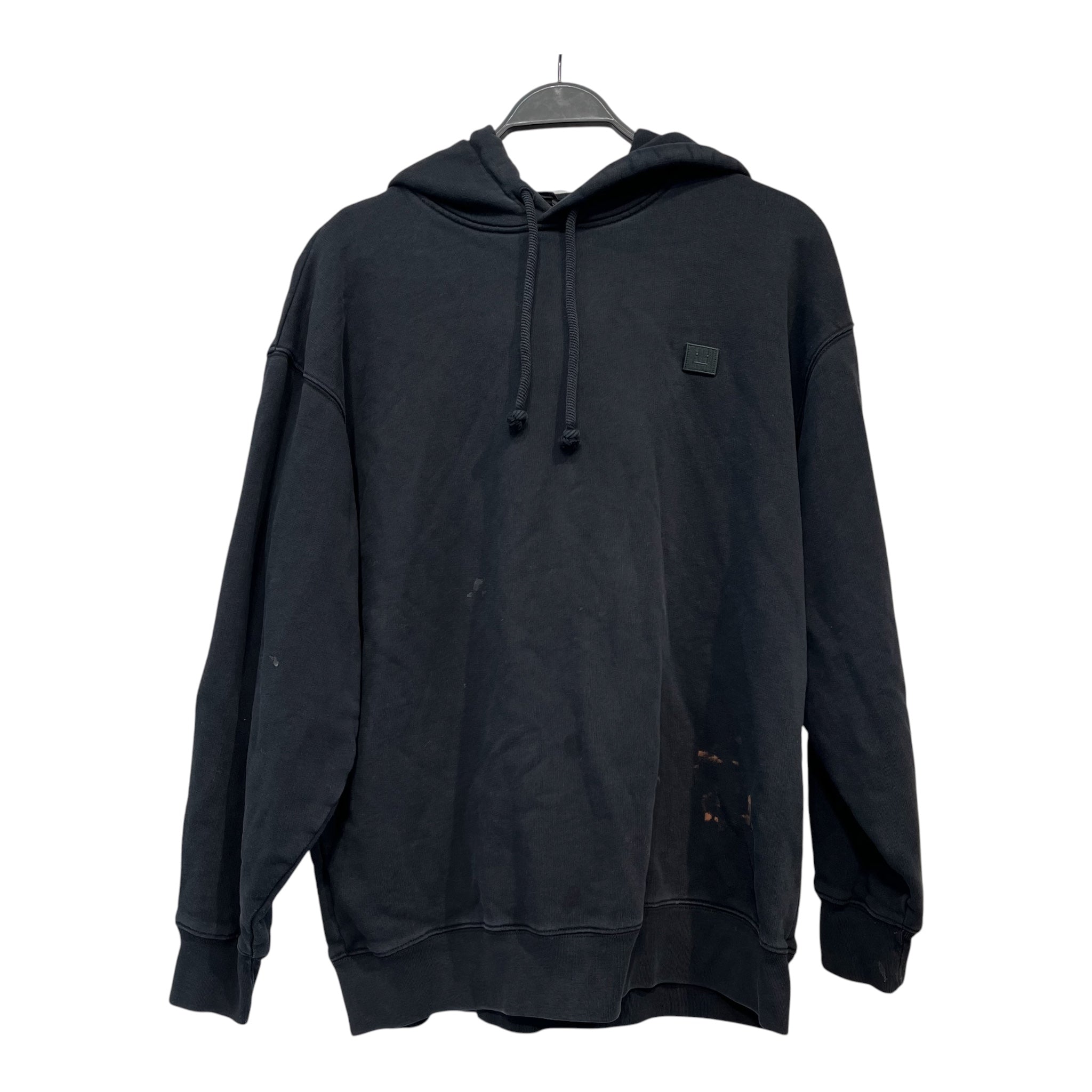 Acne Studios/Hoodie/S/Cotton/BLK/Face patch view 1