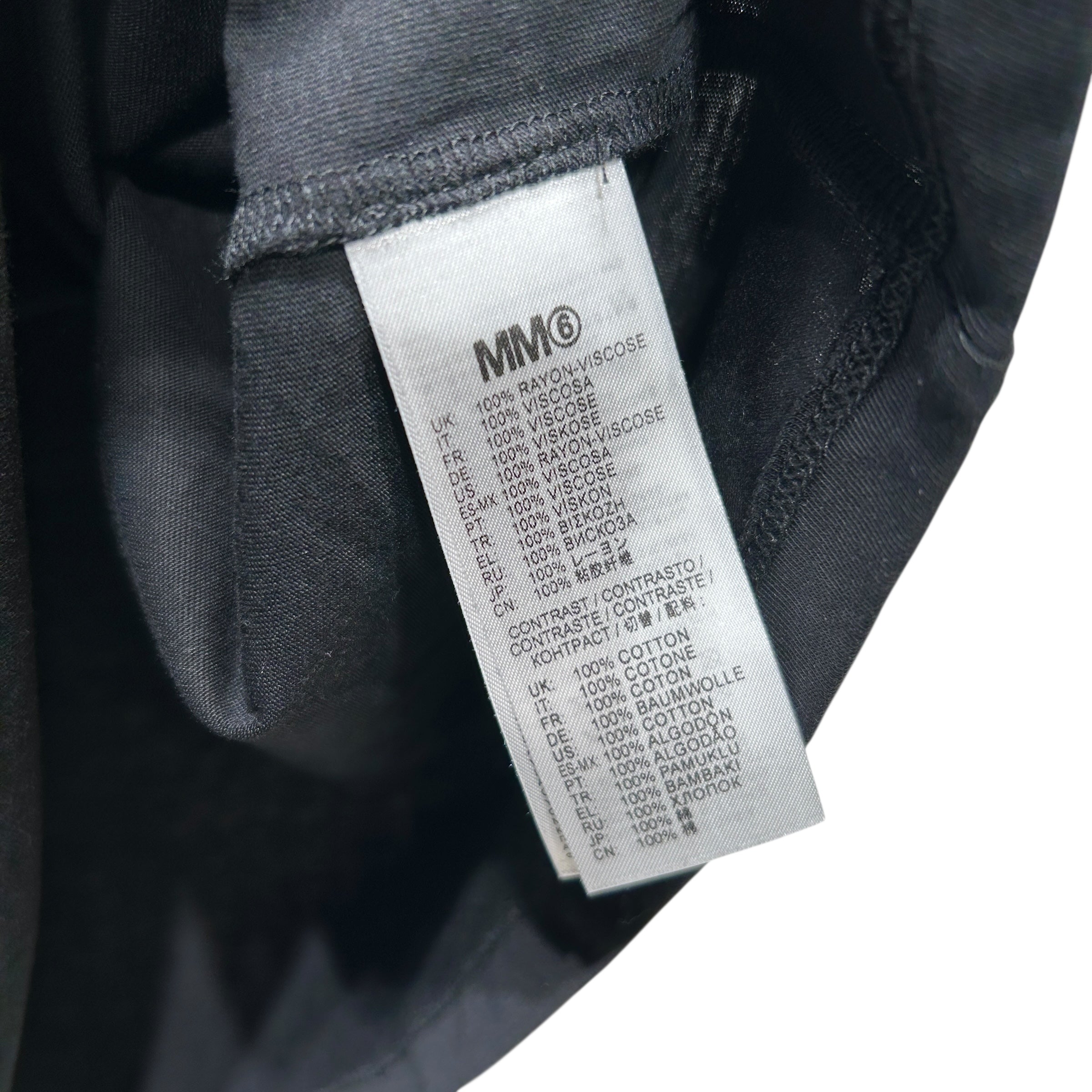 MM6/SS Dress/16/Rayon/BLK/ view 3