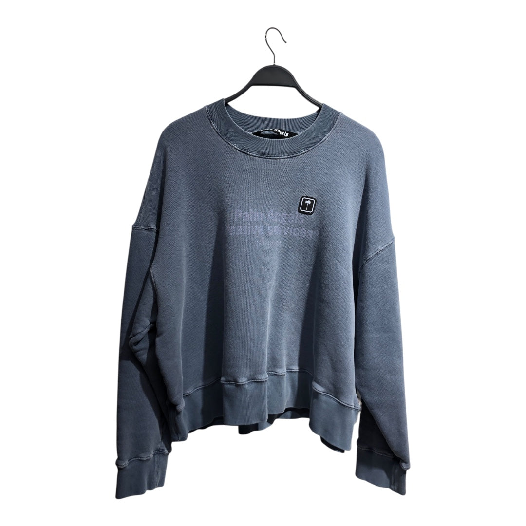 Palm Angels/Sweatshirt/M/Cotton/IDG/Oversize/Creative Services view 1