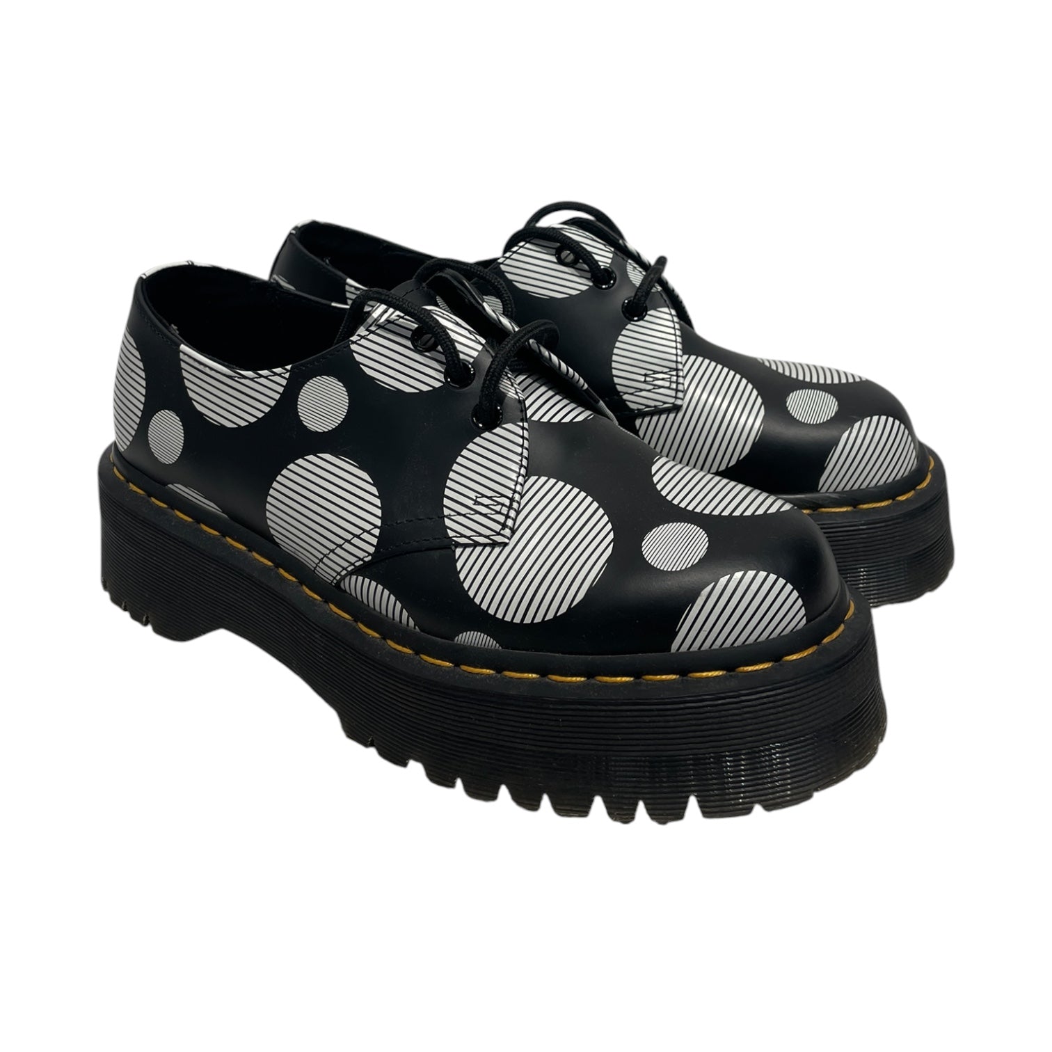 Dr.Martens/Shoes/US 9/Monogram/BLK/AM 500 polka dot view 1