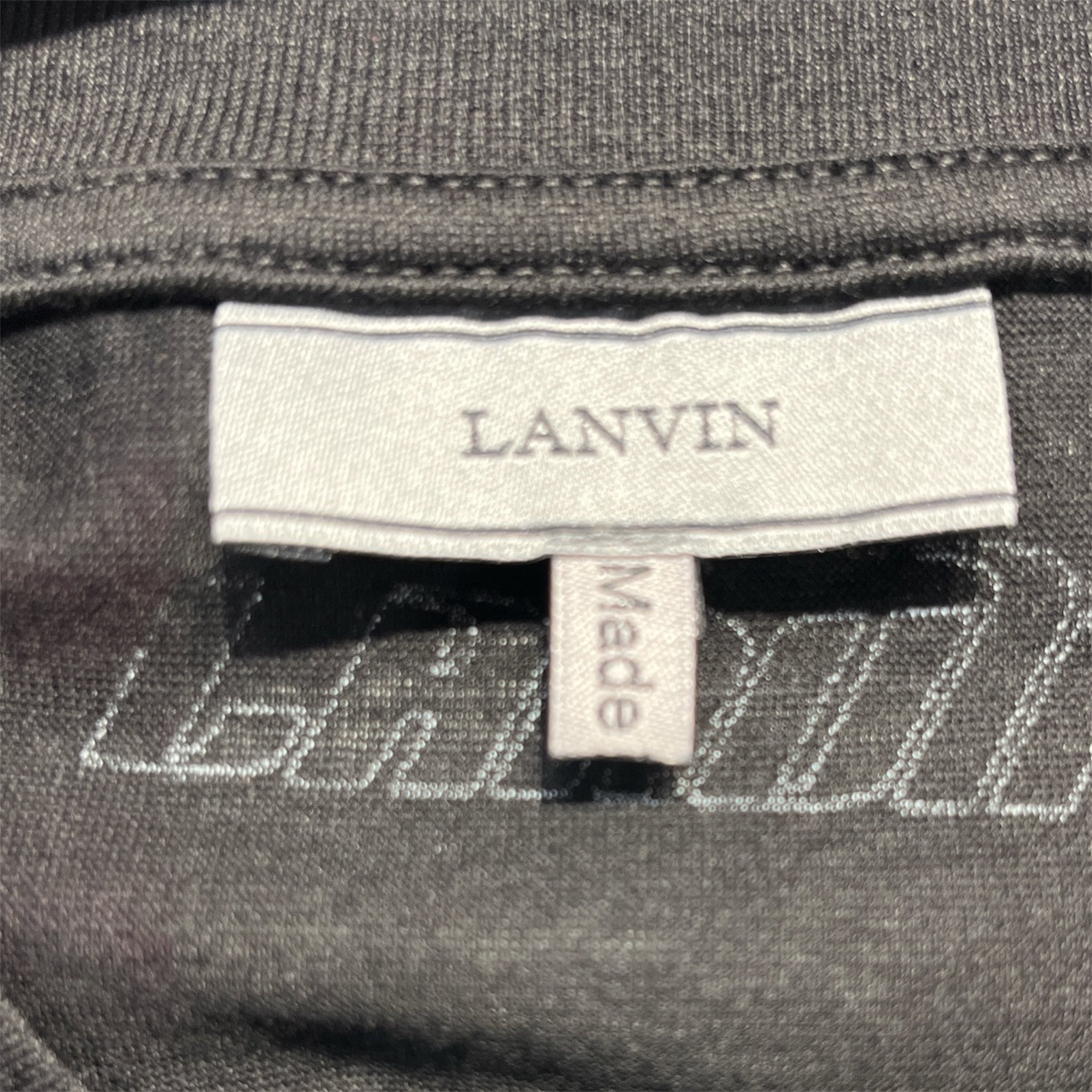 LANVIN/T-Shirt/L/Cotton/BLK/ view 3