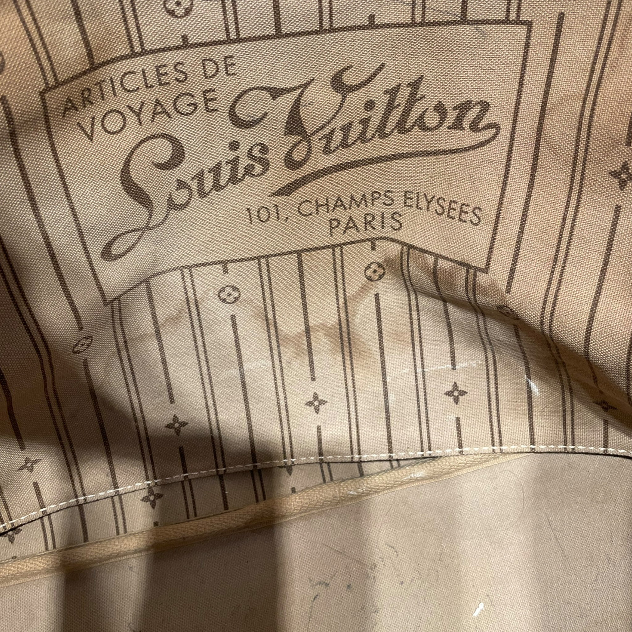 LOUIS VUITTON/Tote Bag/Monogram/BRW/LARGE NEVERFULL TOTE view 5