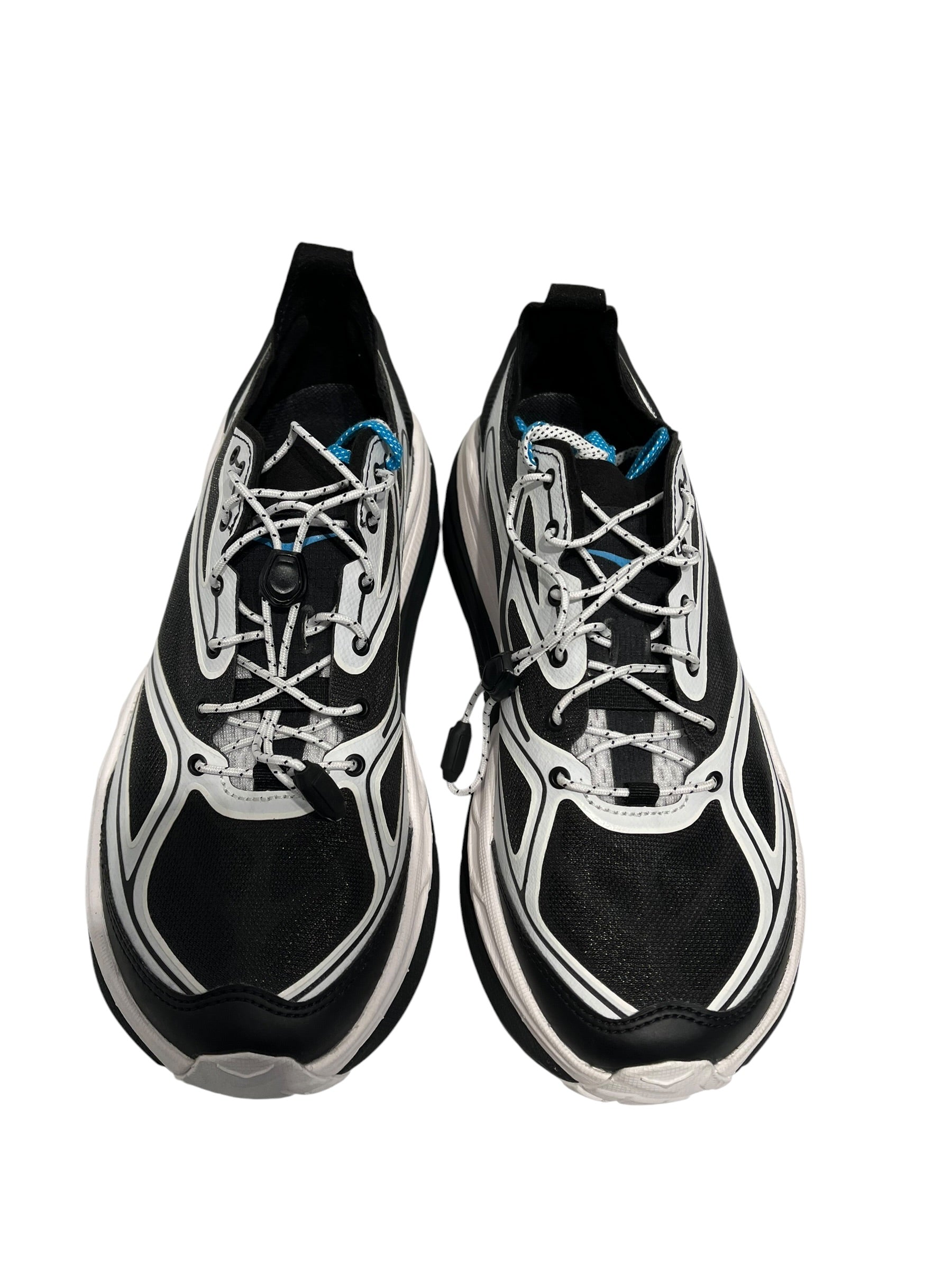 HOKA(HOKA ONE ONE)/Low-Sneakers/US 8/Cotton/BLK/BLK & WHT SNEAKERS view 4
