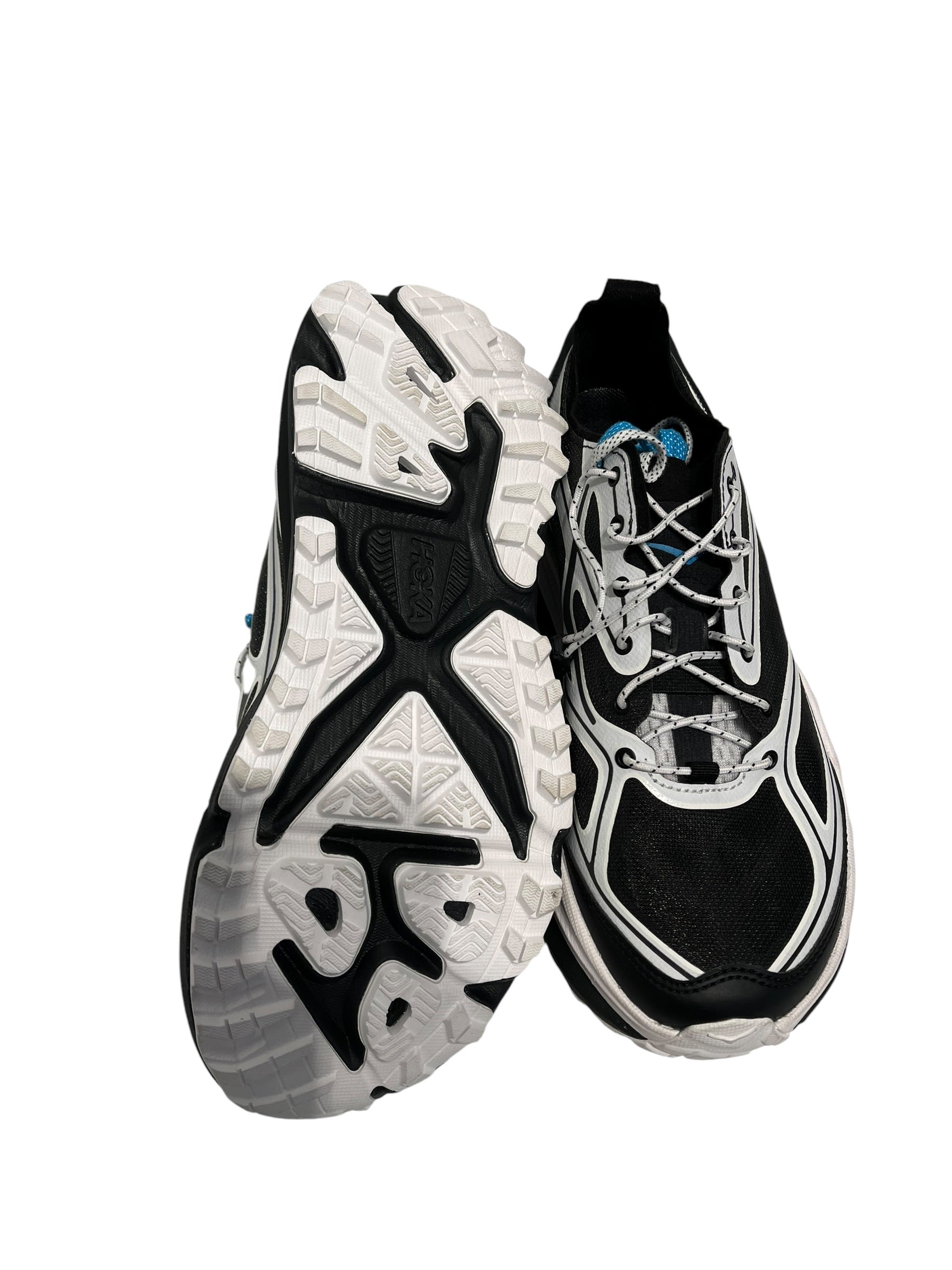 HOKA(HOKA ONE ONE)/Low-Sneakers/US 8/Cotton/BLK/BLK & WHT SNEAKERS view 6
