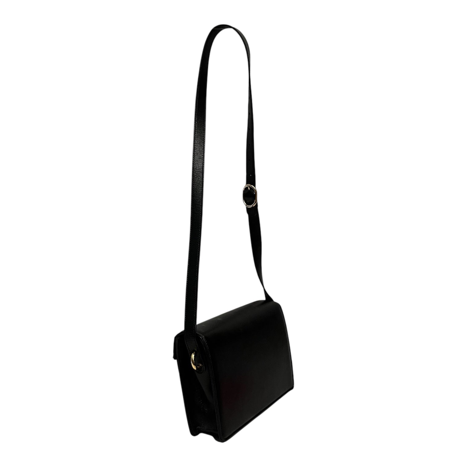 GUCCI/Hand Bag/Leather/BLK/torchon view 3