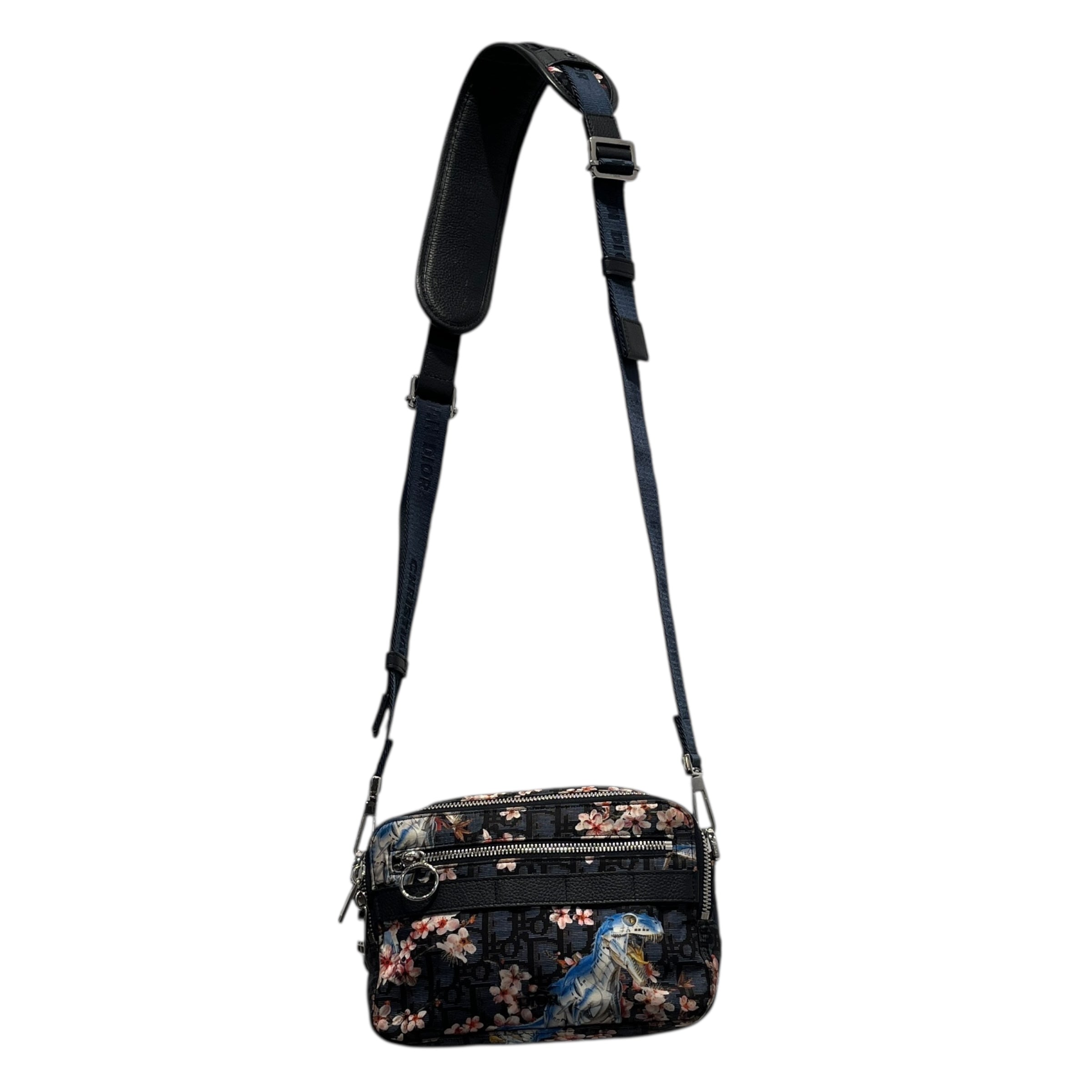 SOROYAMA/Christian Dior/Cross Body Bag/Monogram/NVY/FLORAL SAFARI MESSENGER view 1