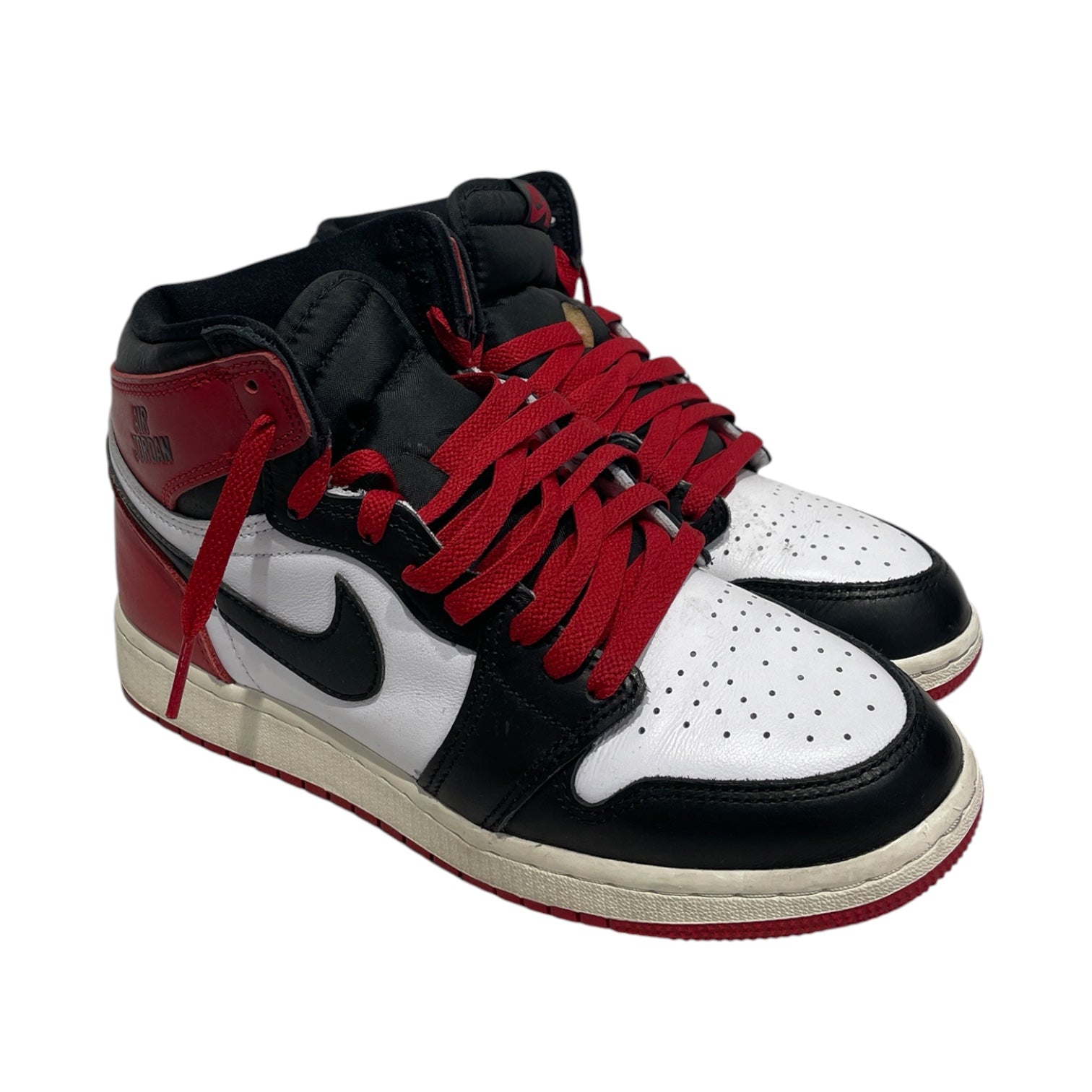 NIKE/Hi-Sneakers/US 6.5/Suede/RED/JORDAN 1 BLACK TOE RE 2025 view 1