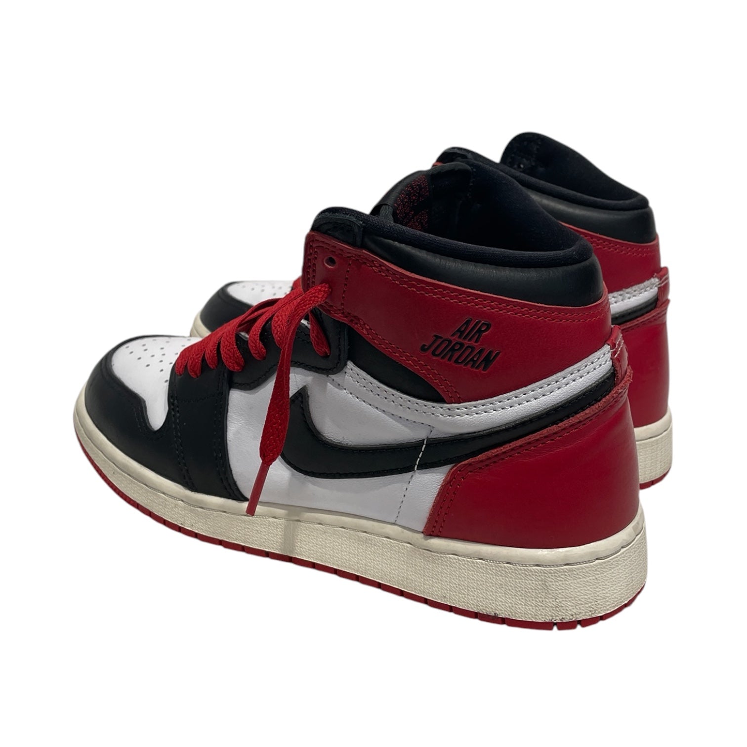 NIKE/Hi-Sneakers/US 6.5/Suede/RED/JORDAN 1 BLACK TOE RE 2025 view 2