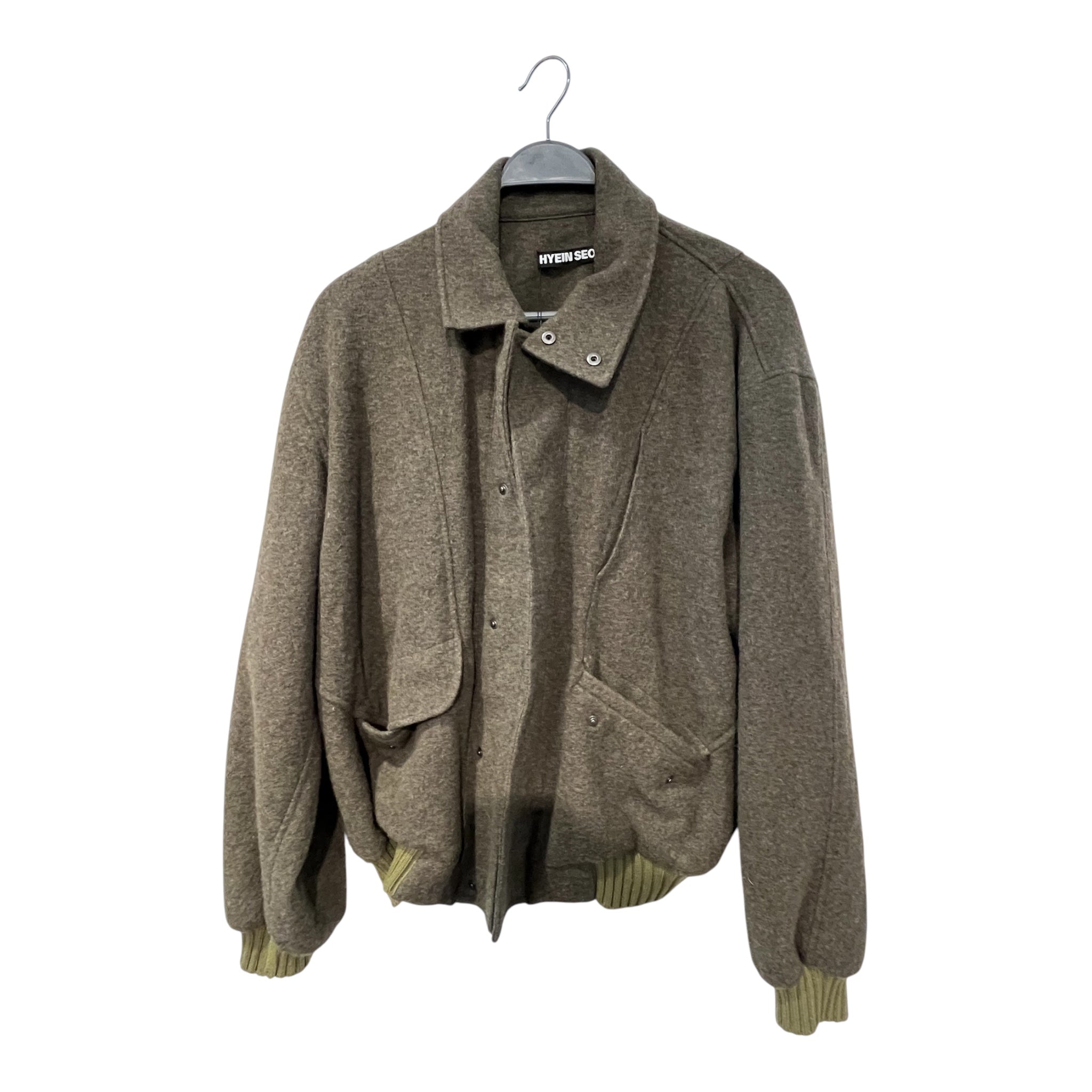 HYEIN SEO/Jacket/3/Wool/BRW/wool bomber jacket view 1