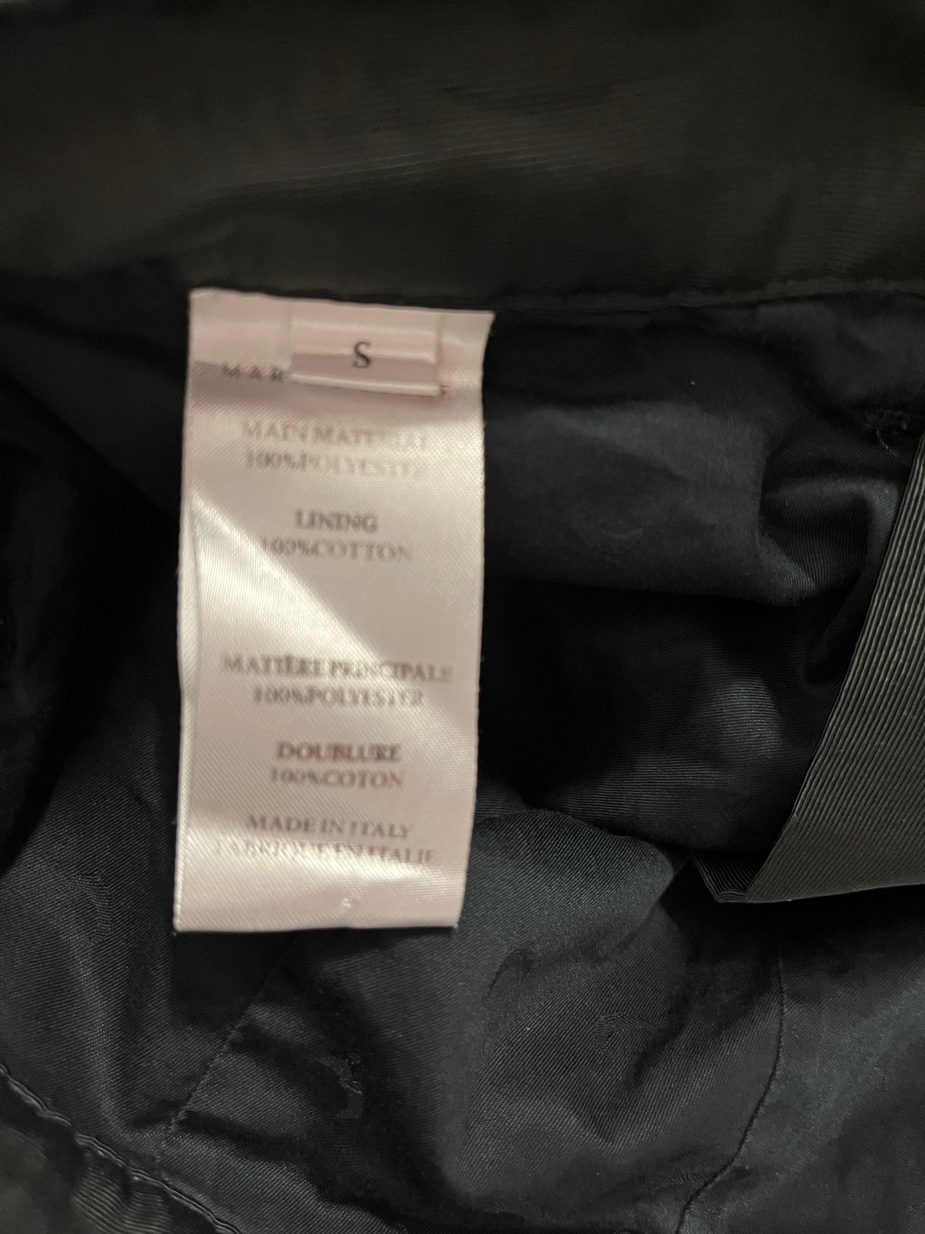 MARINE SERRE/Pants/S/Cotton/BLK/ZIPPER ON BOTTOM view 4
