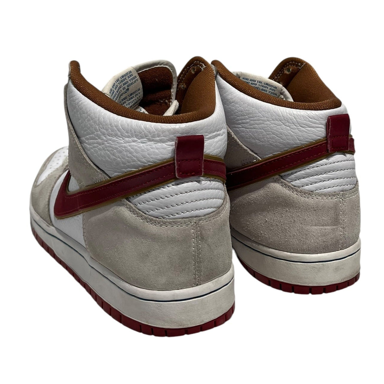 NIKE/SB DUNK HIGH/Hi-Sneakers/US 9/Leather/WHT/CV9499-100 view 2