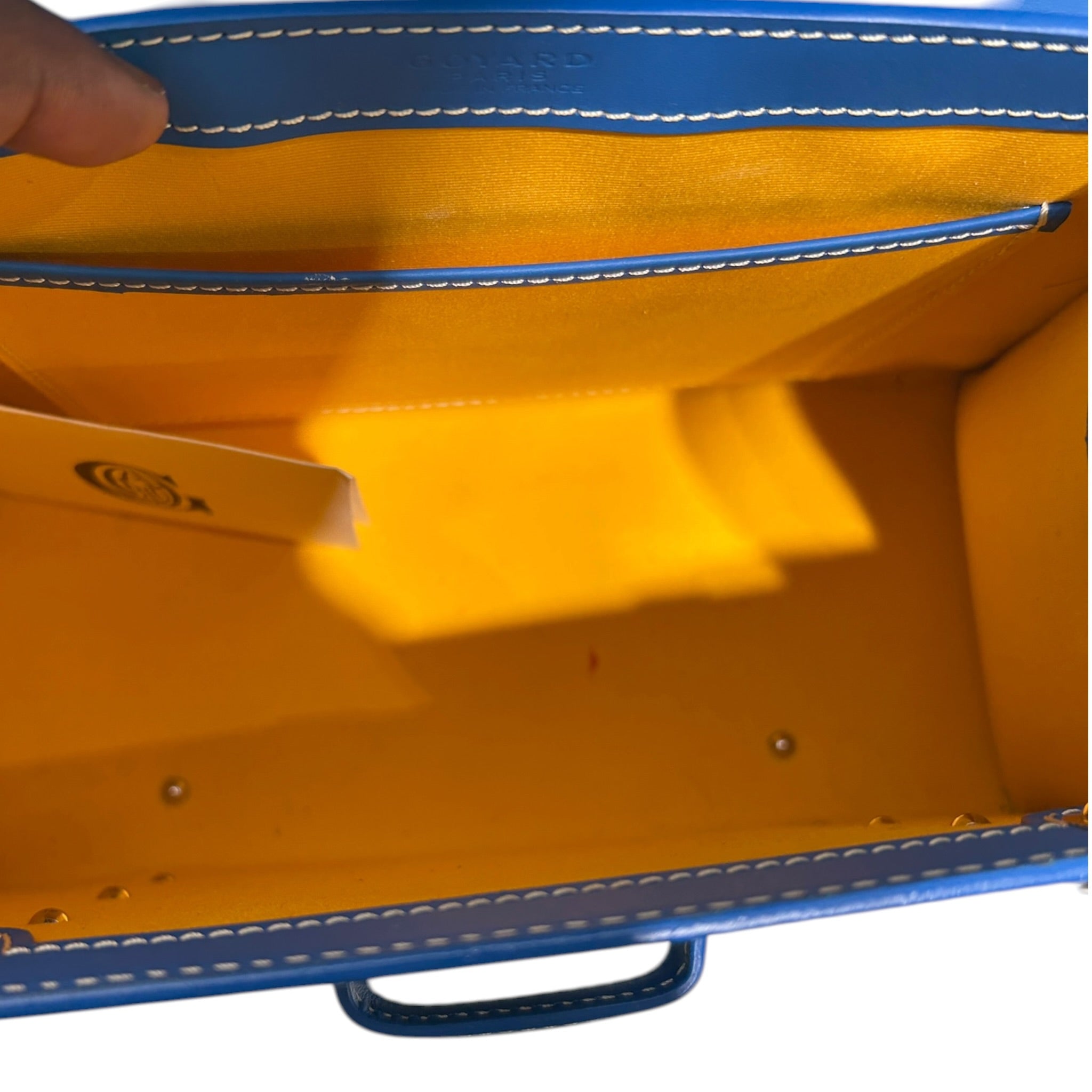 GOYARD/Hand Bag/All Over Print/Leather/BLU/ view 4