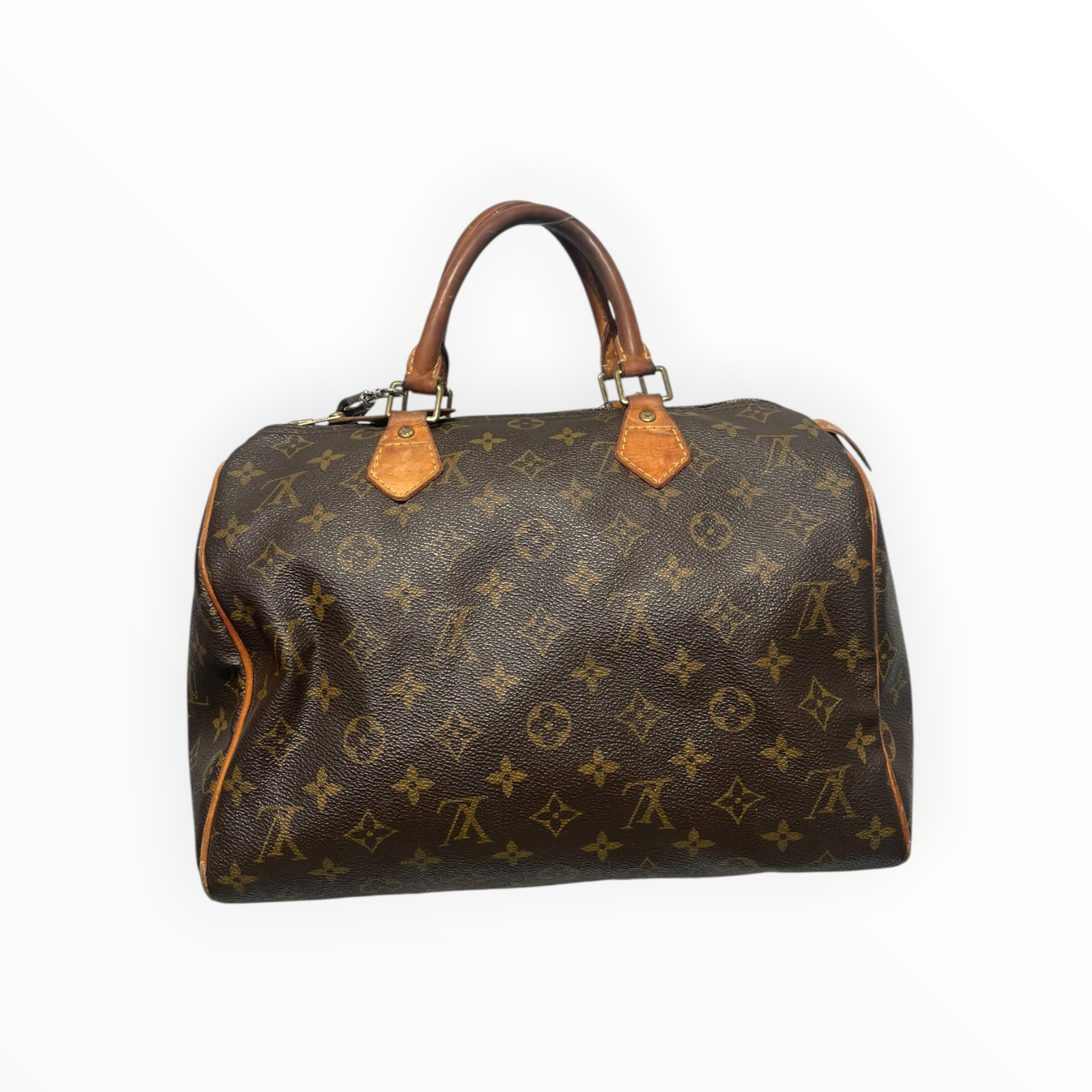 LOUIS VUITTON/Bag/Monogram/BRW/SPEEDY MONOGRAM W/ STRAP view 1