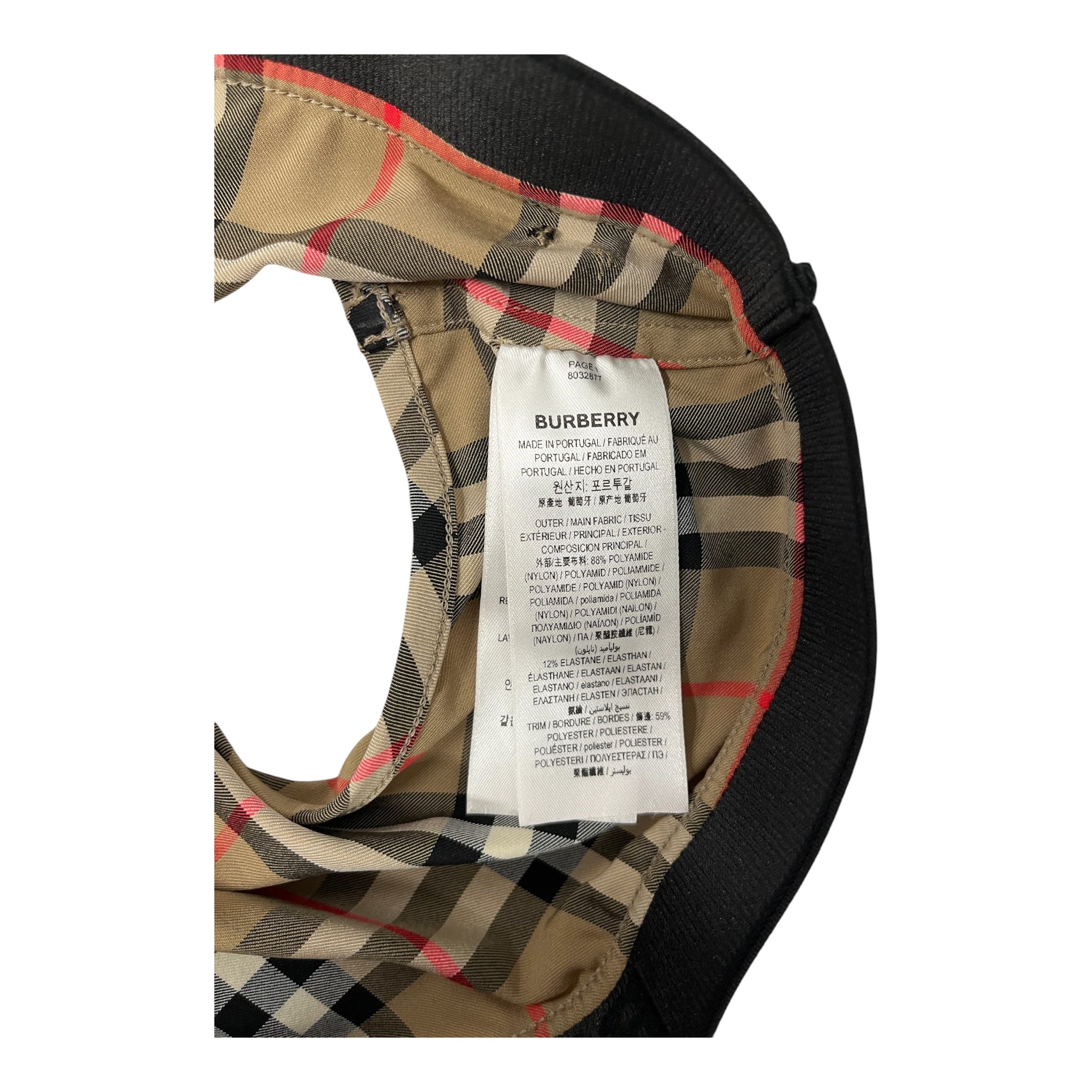 BURBERRY/Cut & Sew/XL/Plaid/Polyester/CML/SPORTS BRA view 4