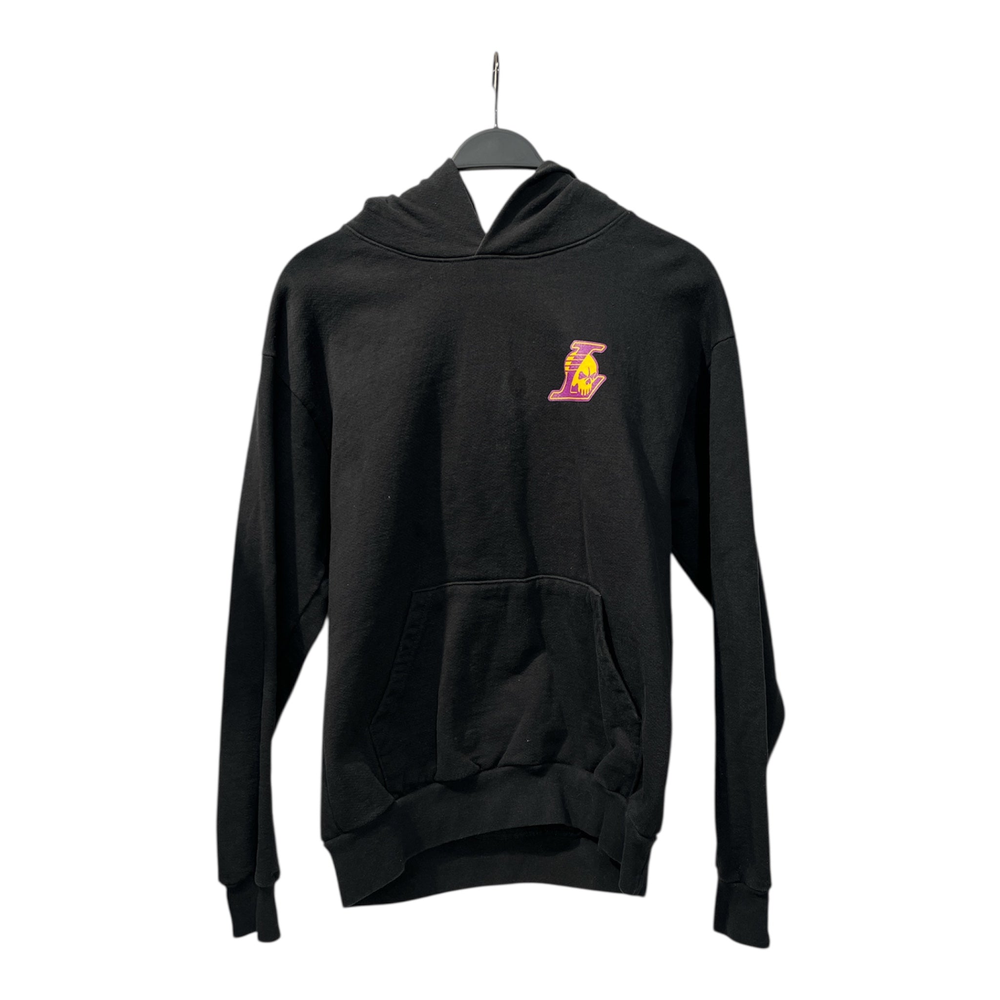 WARREN LOTAS/Hoodie/M/Graphic/Cotton/BLK/Oversize/lakers reaper graphic view 1