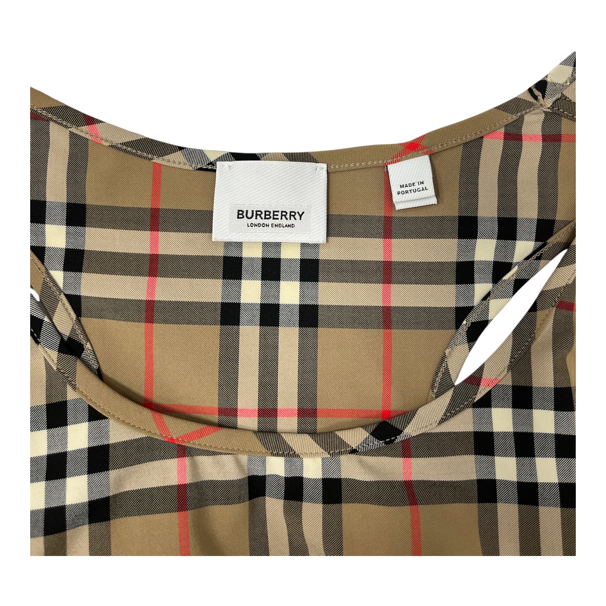 BURBERRY/Cut & Sew/XL/Plaid/Polyester/CML/SPORTS BRA view 3
