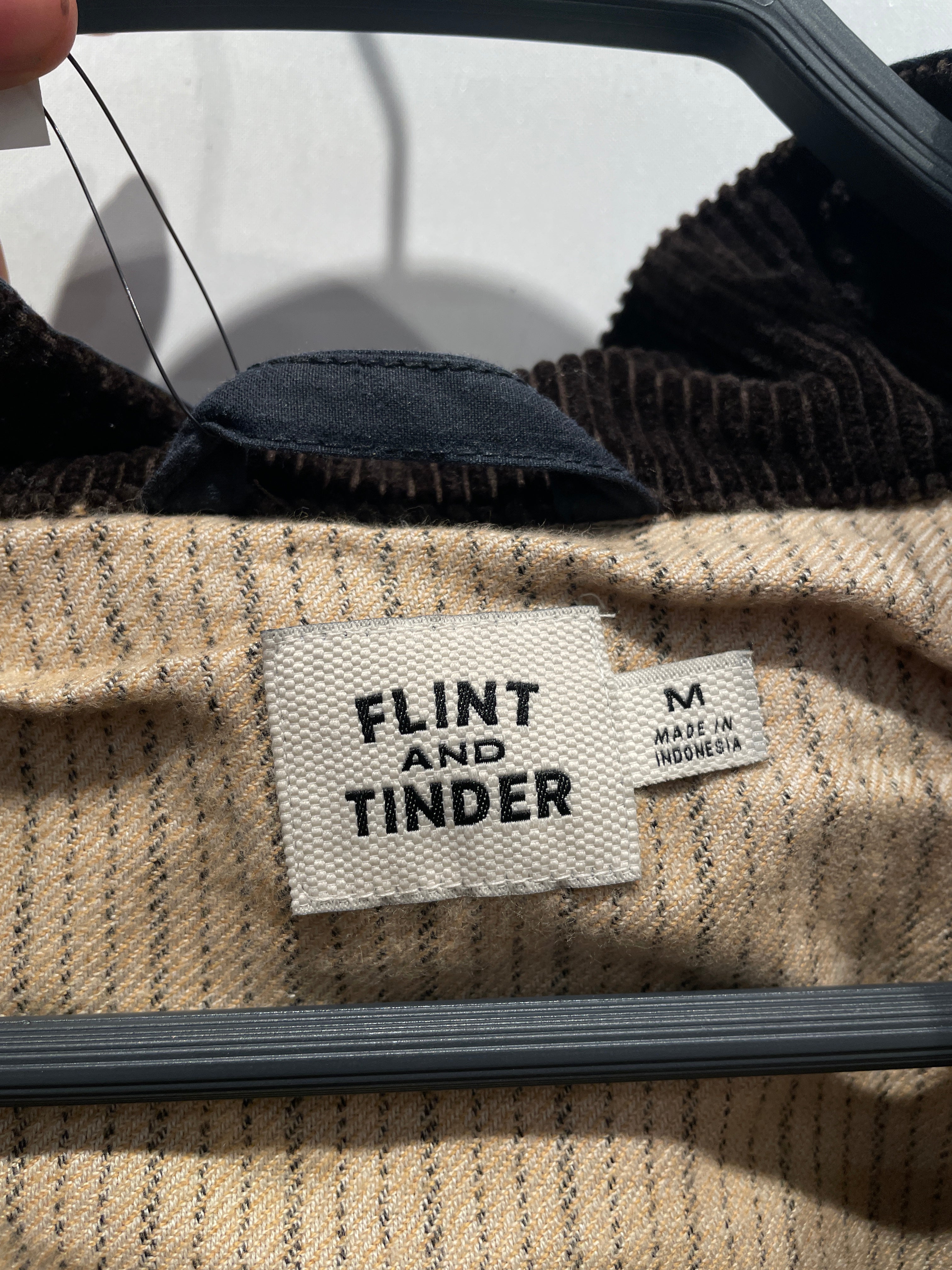 FLINT AND TINDER/Coat/M/Cotton/NVY/ view 3