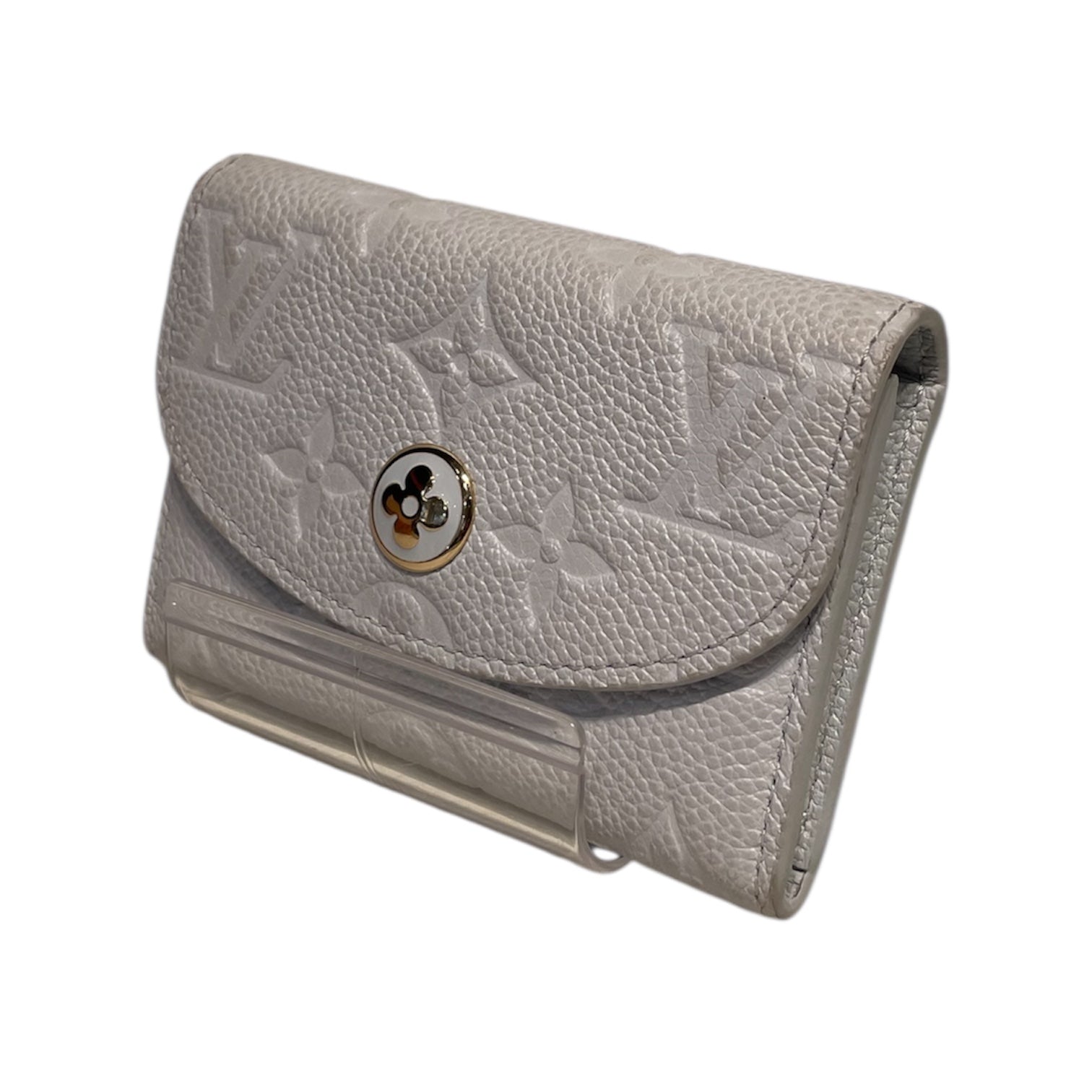 LOUIS VUITTON/Wallet/All Over Print/Leather/BLU/EMBOSSED MONOGRAM GOLD HARDWAR view 1