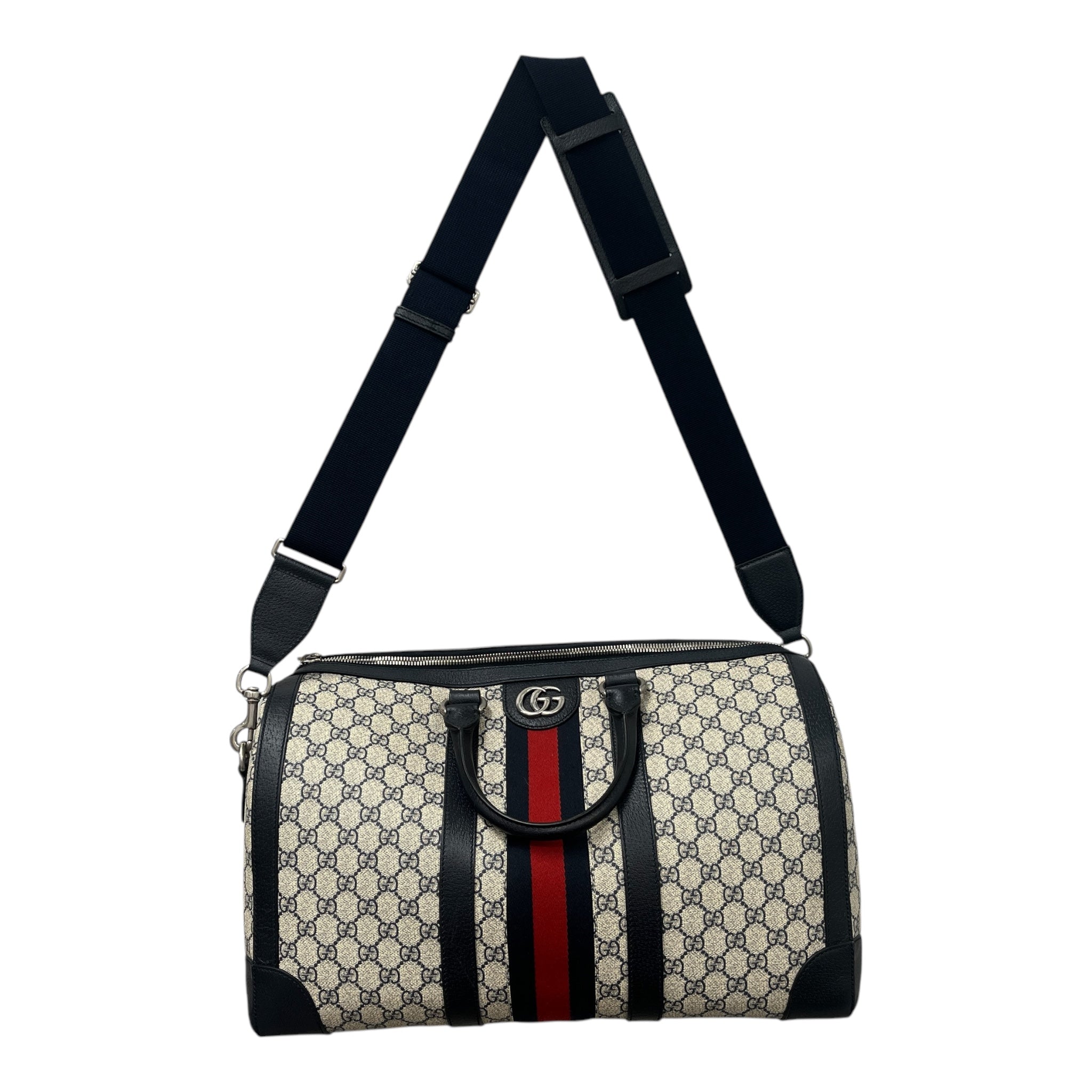 GUCCI/Luggage/L/Monogram/Leather/CRM/OPHILIA LARGE DUFFLE BAG view 1