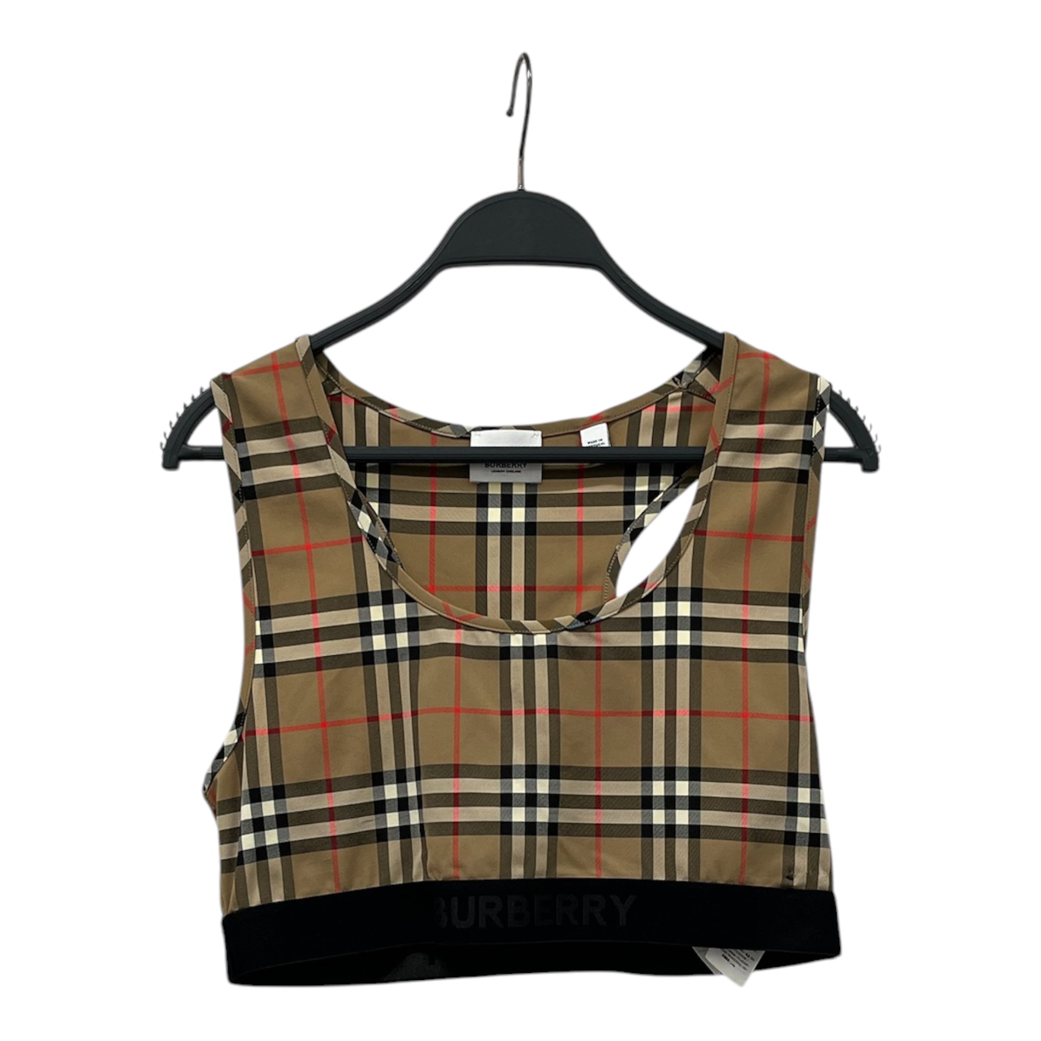 BURBERRY/Cut & Sew/XL/Plaid/Polyester/CML/SPORTS BRA view 1