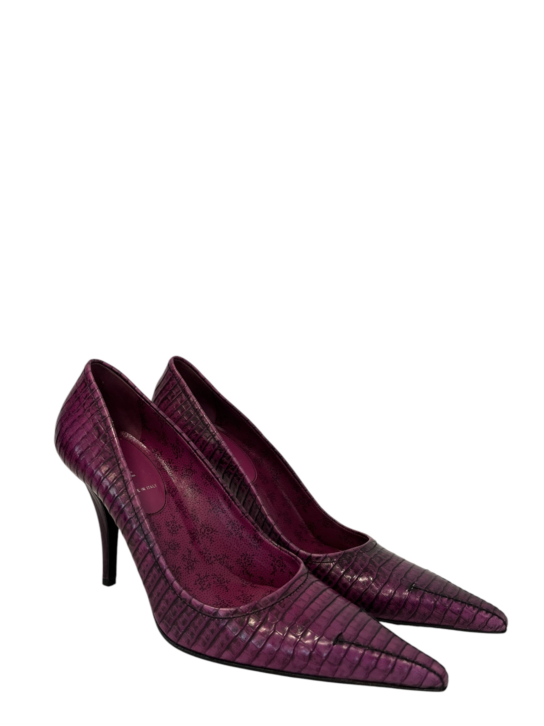 MIU MIU/Heels/EU 38.5/Leather/PPL/V-Tip/ view 1