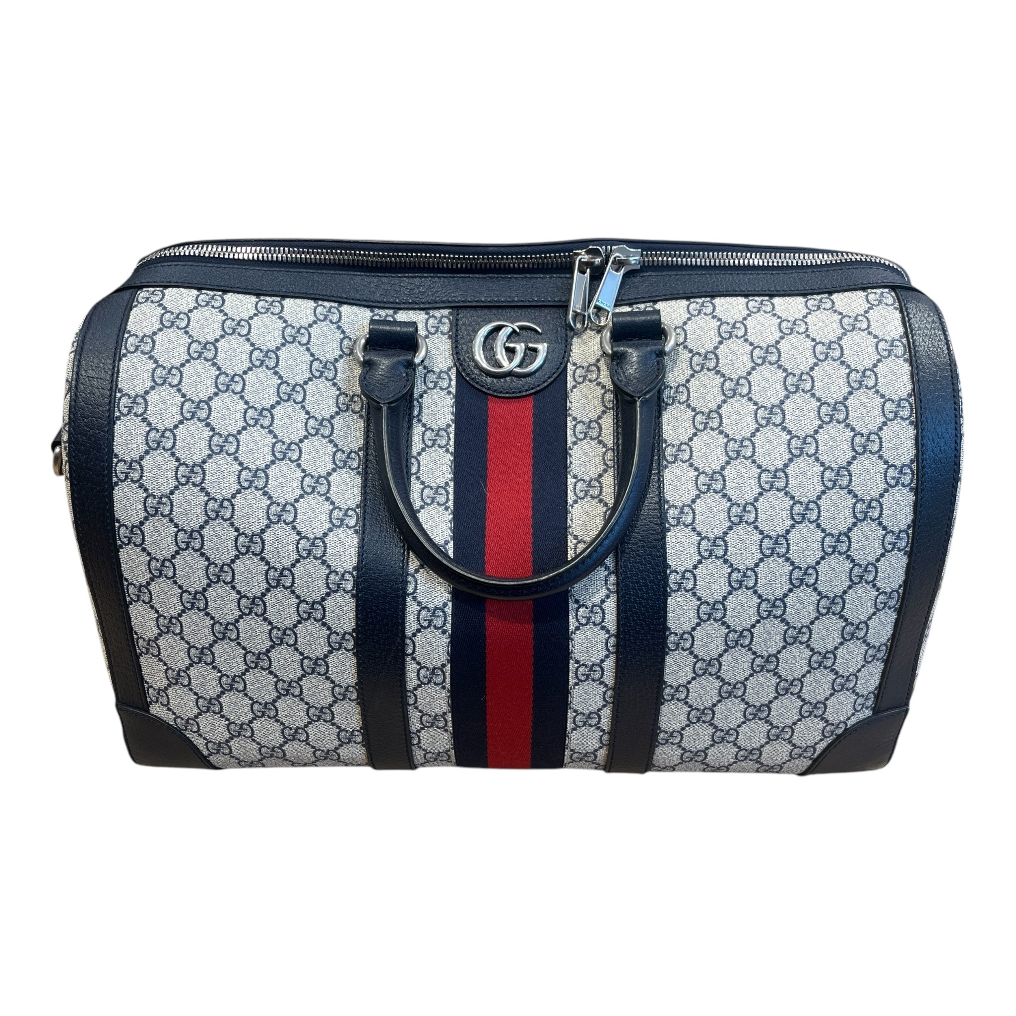 GUCCI/Luggage/L/Monogram/Leather/CRM/OPHILIA LARGE DUFFLE BAG view 3