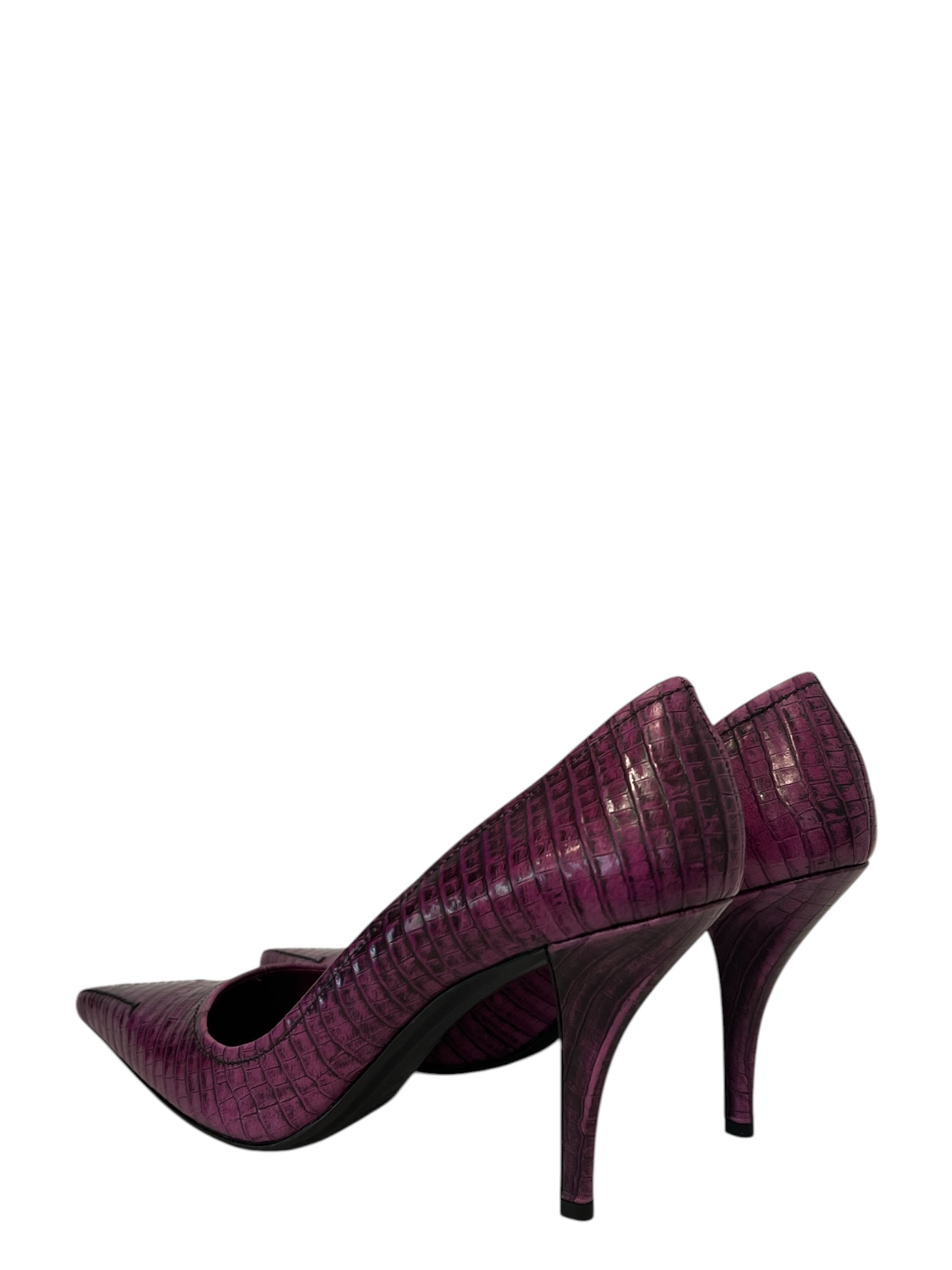MIU MIU/Heels/EU 38.5/Leather/PPL/V-Tip/ view 2