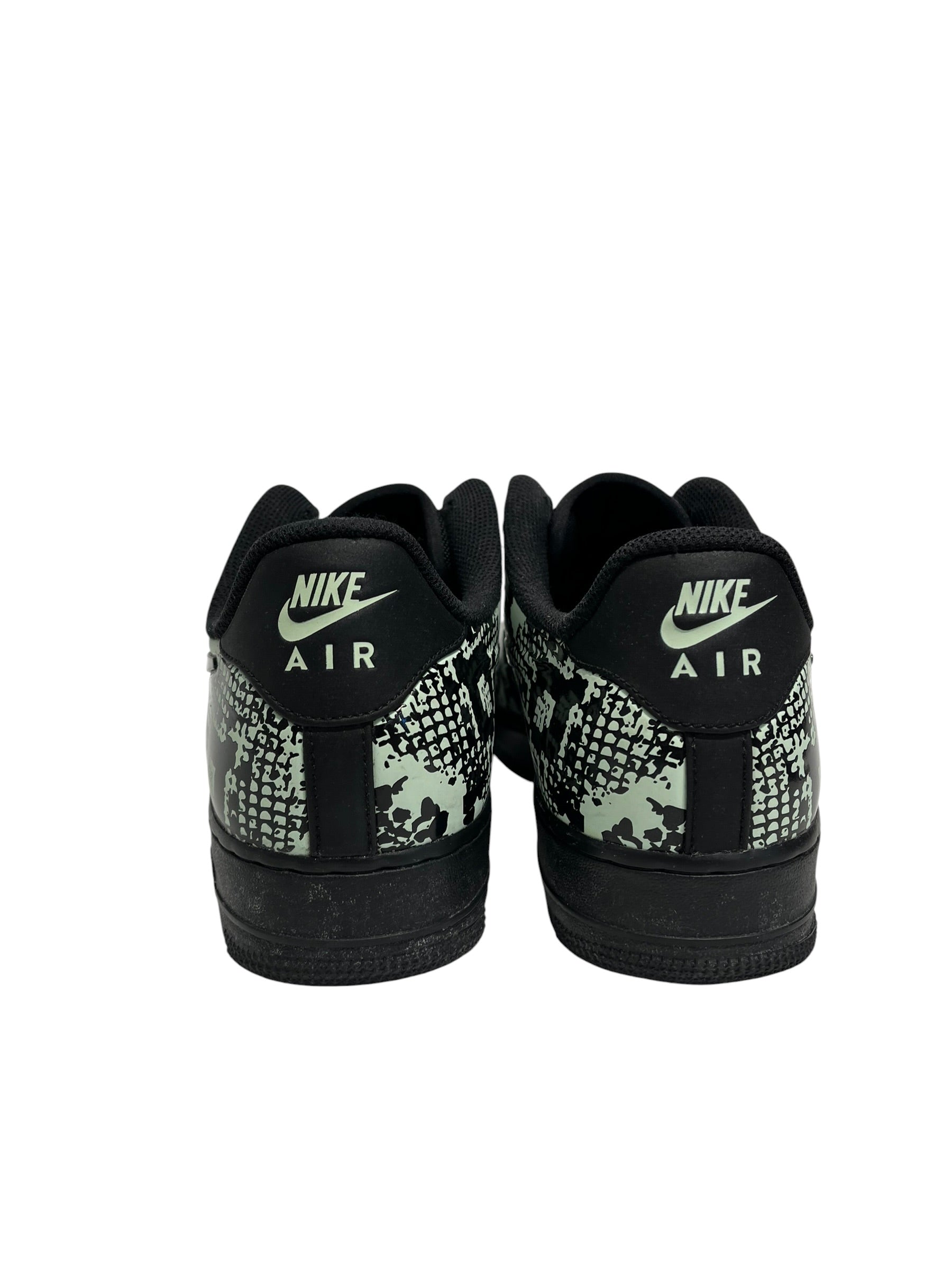 NIKE/AIR FORCE 1 FOAMPOSITE PRO CUP/Low-Sneakers/US 10/Animal Pattern/Leather/BLK/AJ3664-300 view 5