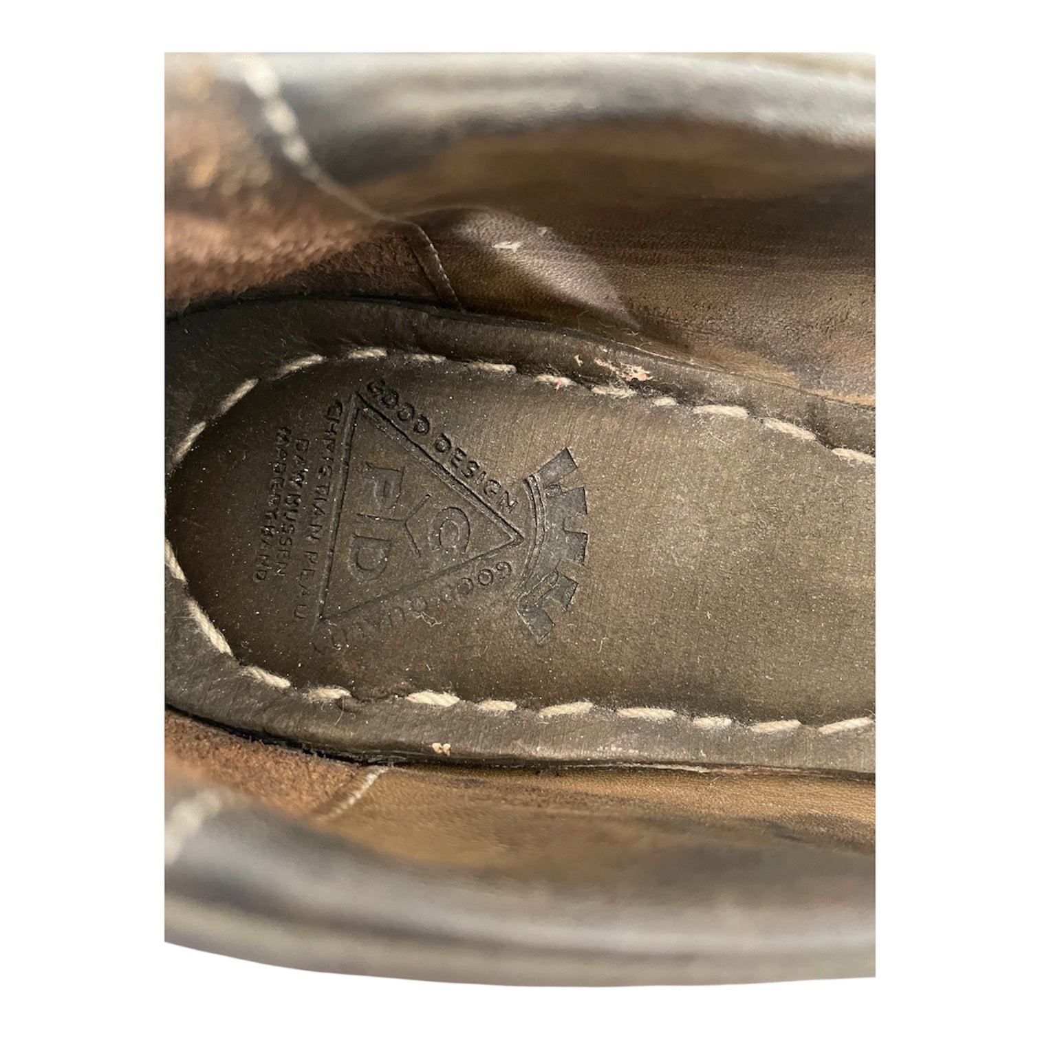 CHRISTIAN PEAU/Flat Shoes/EU 37/Leather/GRY/ view 3