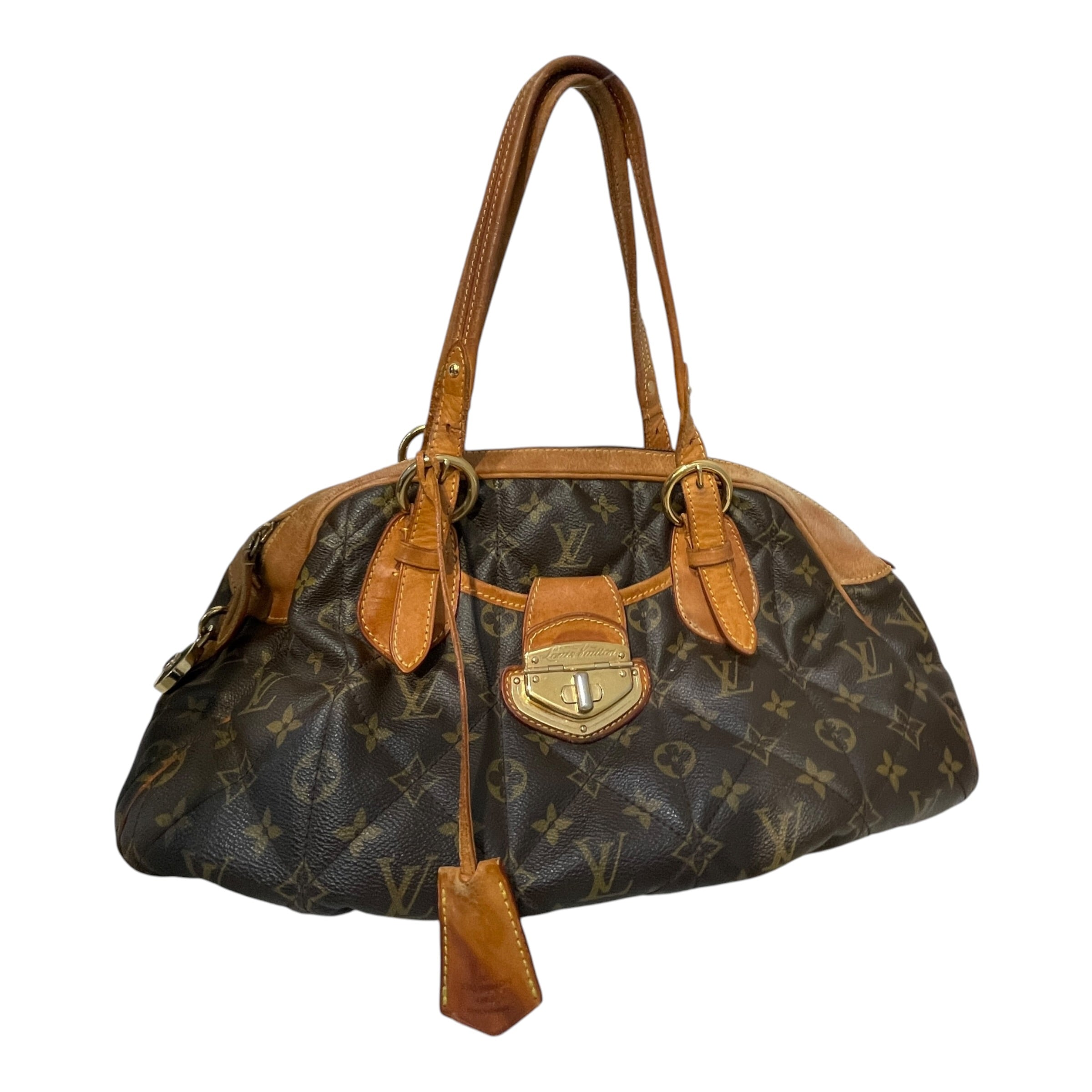 LOUIS VUITTON/Hand Bag/Monogram/Leather/BRW/Monogram Etoile Bowling Bag view 1