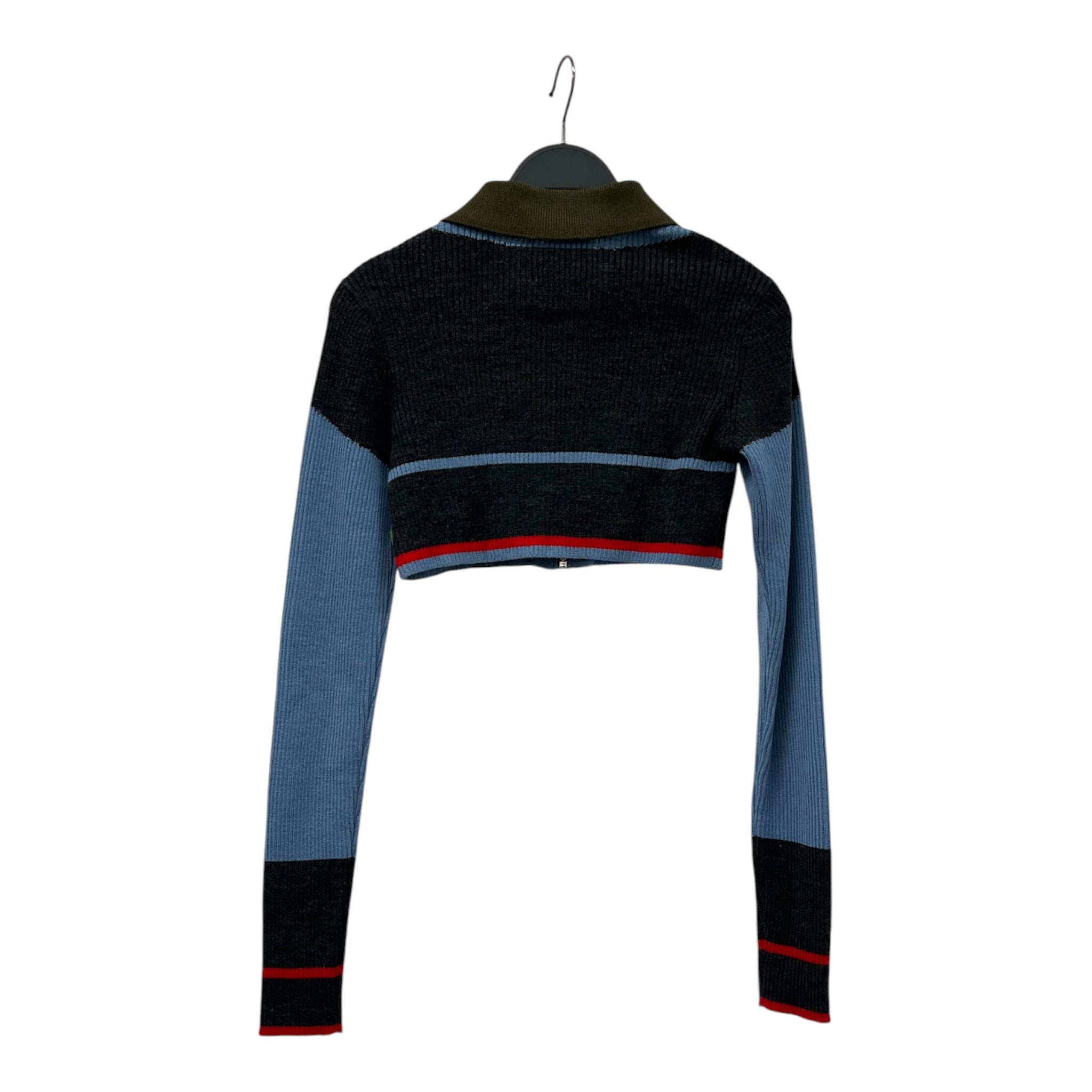 Heaven By Marc Jacobs/Sweater/S/Stripe/Wool/GRY/GRAPHIC PRINT ALIEN view 2