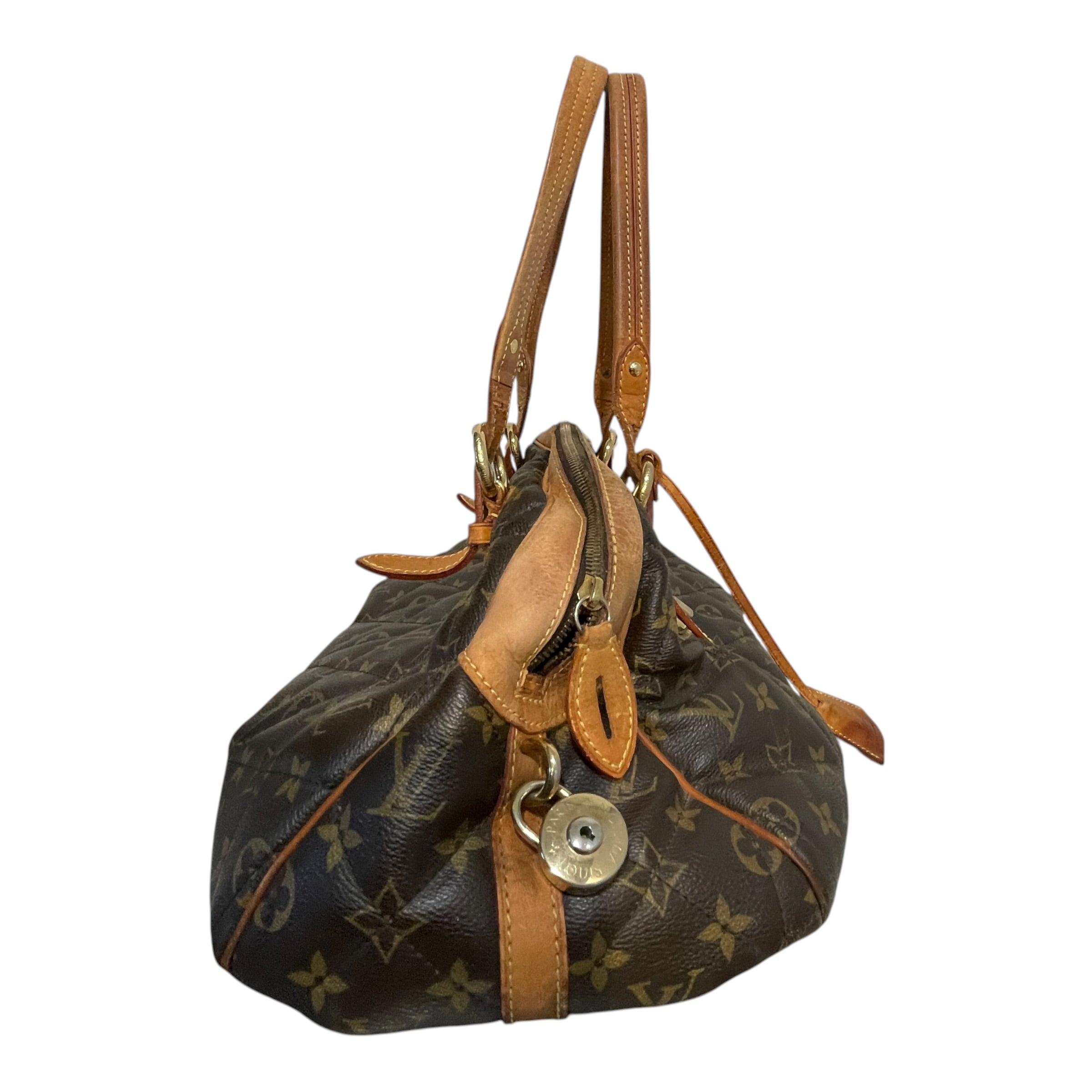 LOUIS VUITTON/Hand Bag/Monogram/Leather/BRW/Monogram Etoile Bowling Bag view 2