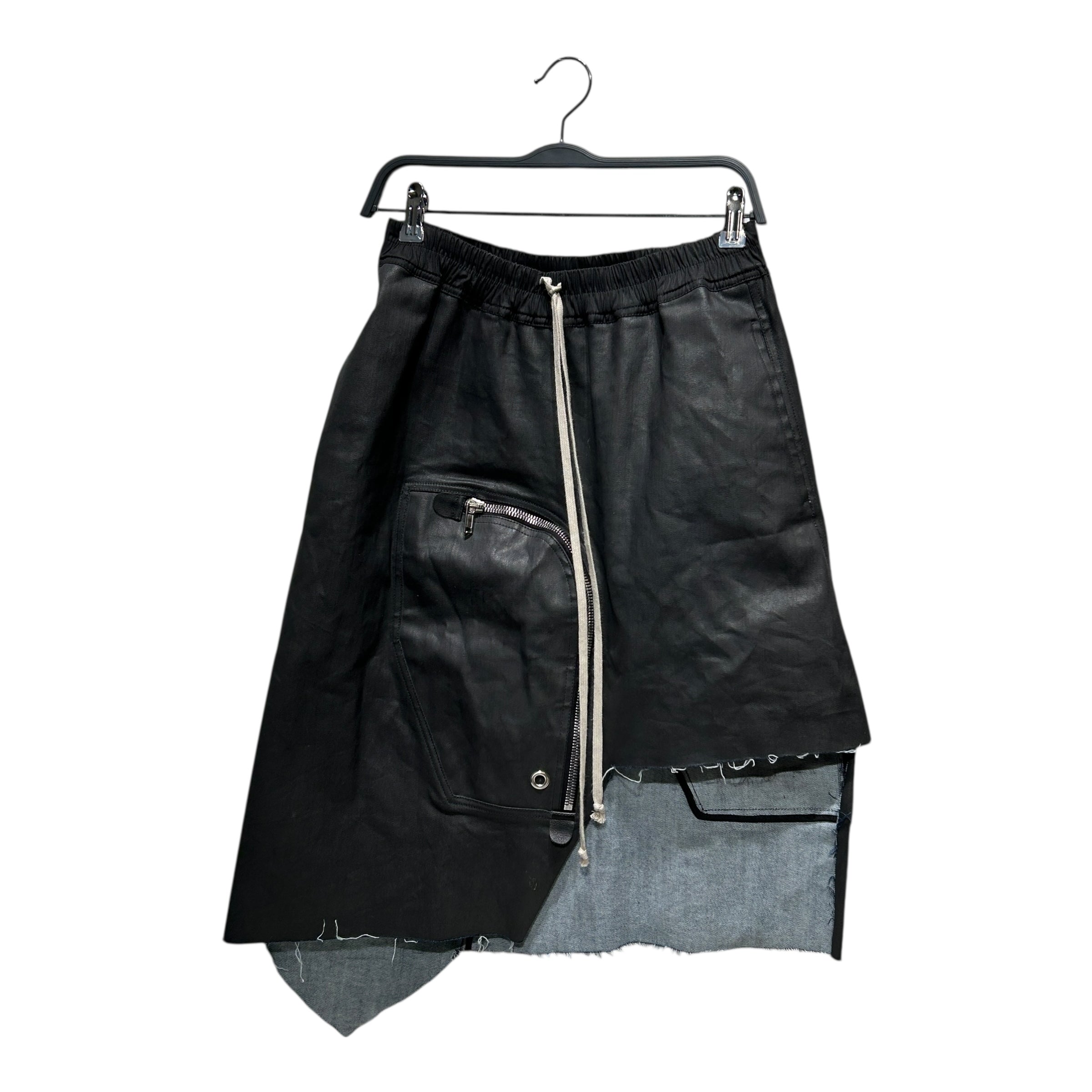 Rick Owens/Long Skirt/48/Cotton/BLK/BAHAUS ZIP PORTERVILLE FW/24 view 1